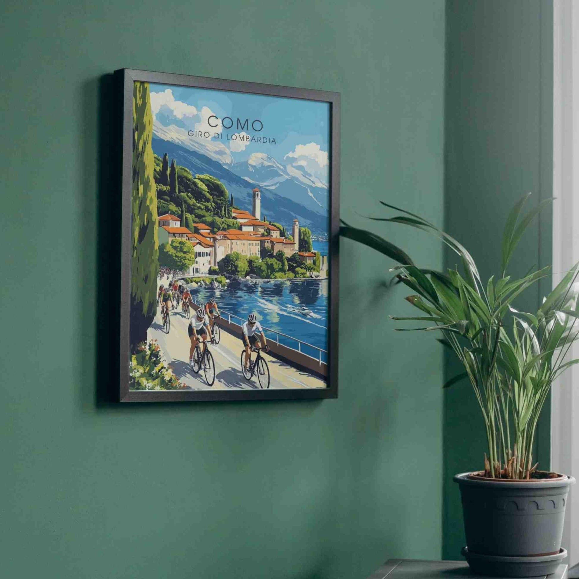 Affiche Tour de Lombardie - Impression Tour de Lombardie, Italie - COME