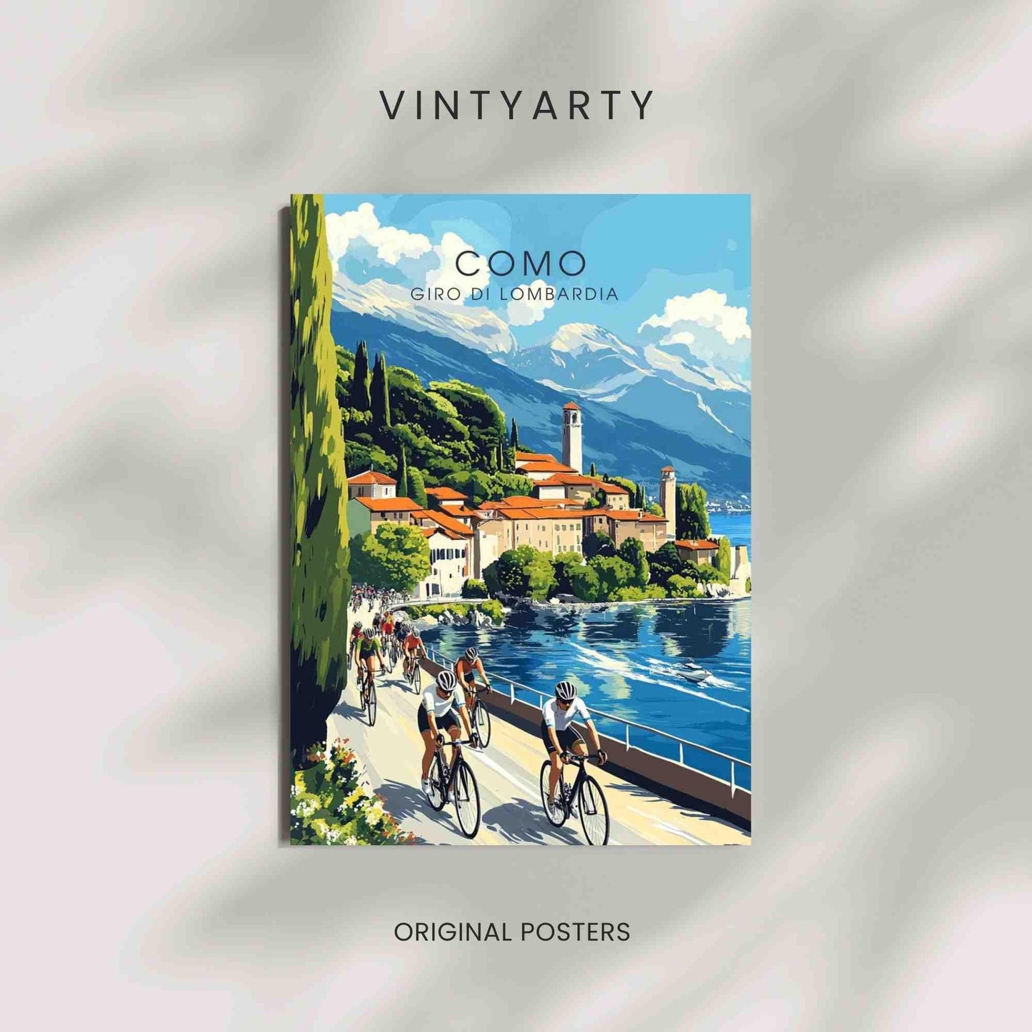 Affiche Tour de Lombardie - Impression Tour de Lombardie, Italie - COME