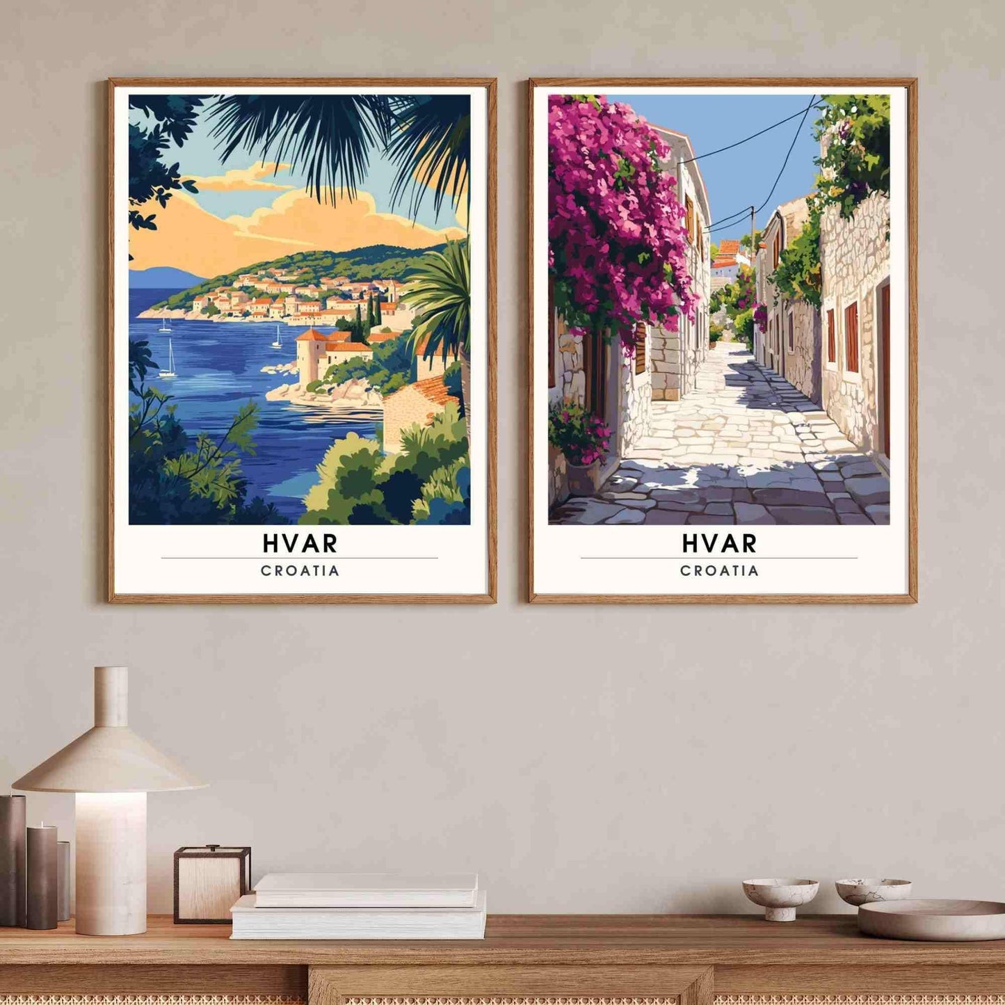 Affiche Hvar | Impression Hvar, Croatie