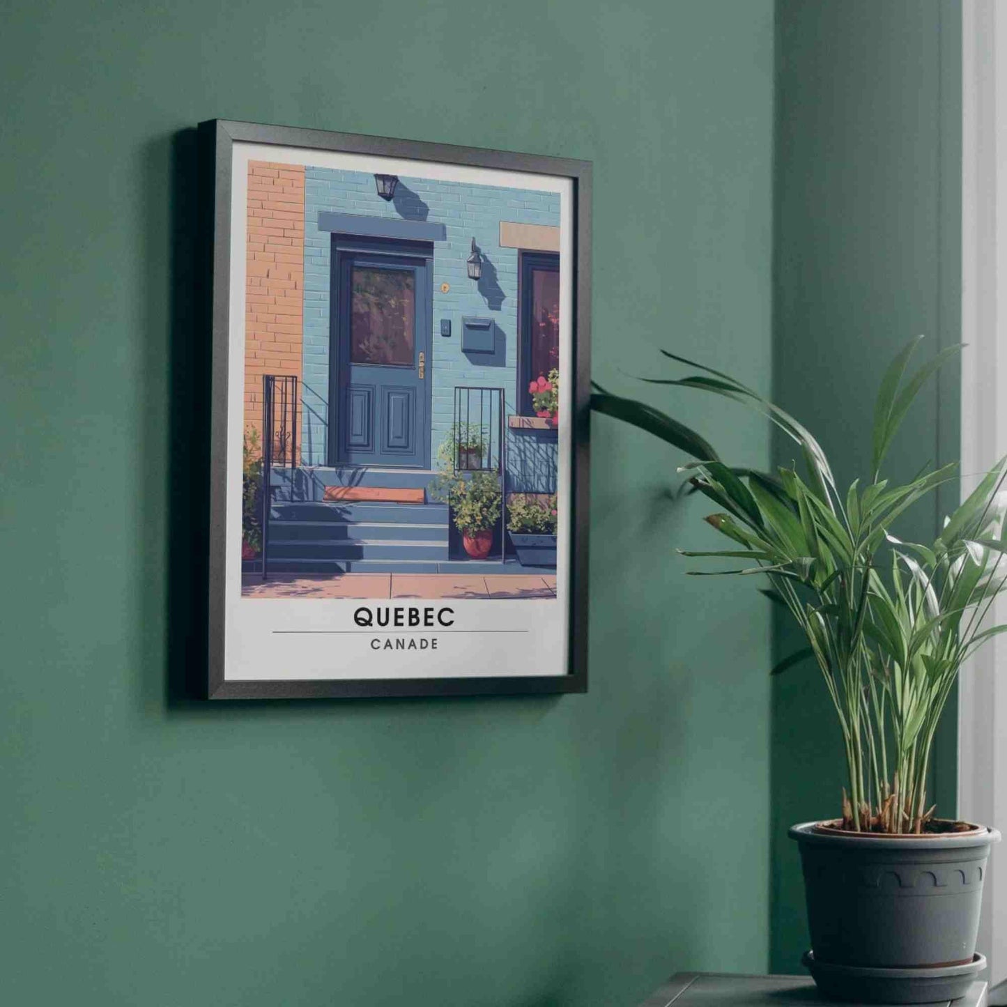 Affiche Québec | Impression Québec - Façades de Québec