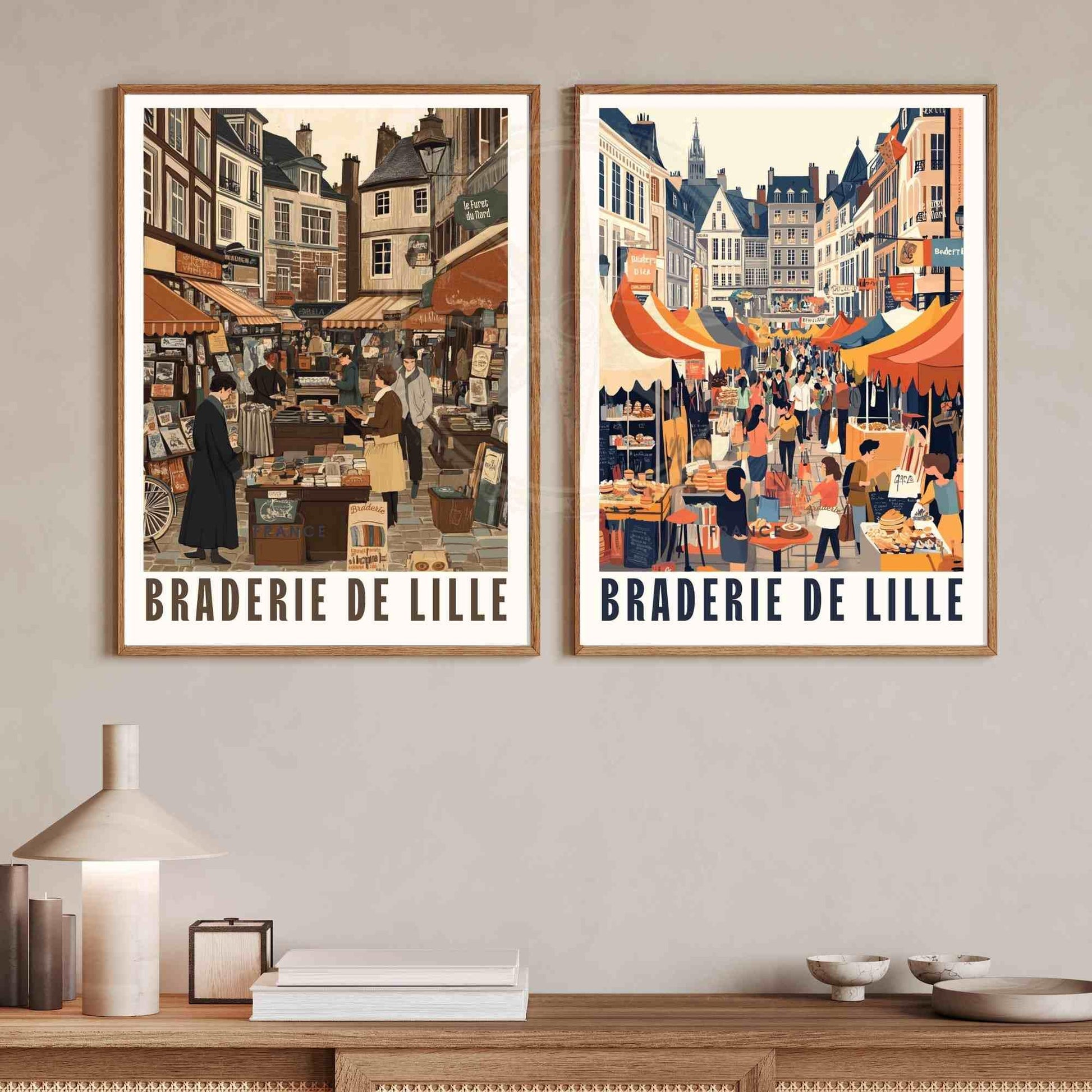 Affiche Braderie de Lille | Impression Lille, France
