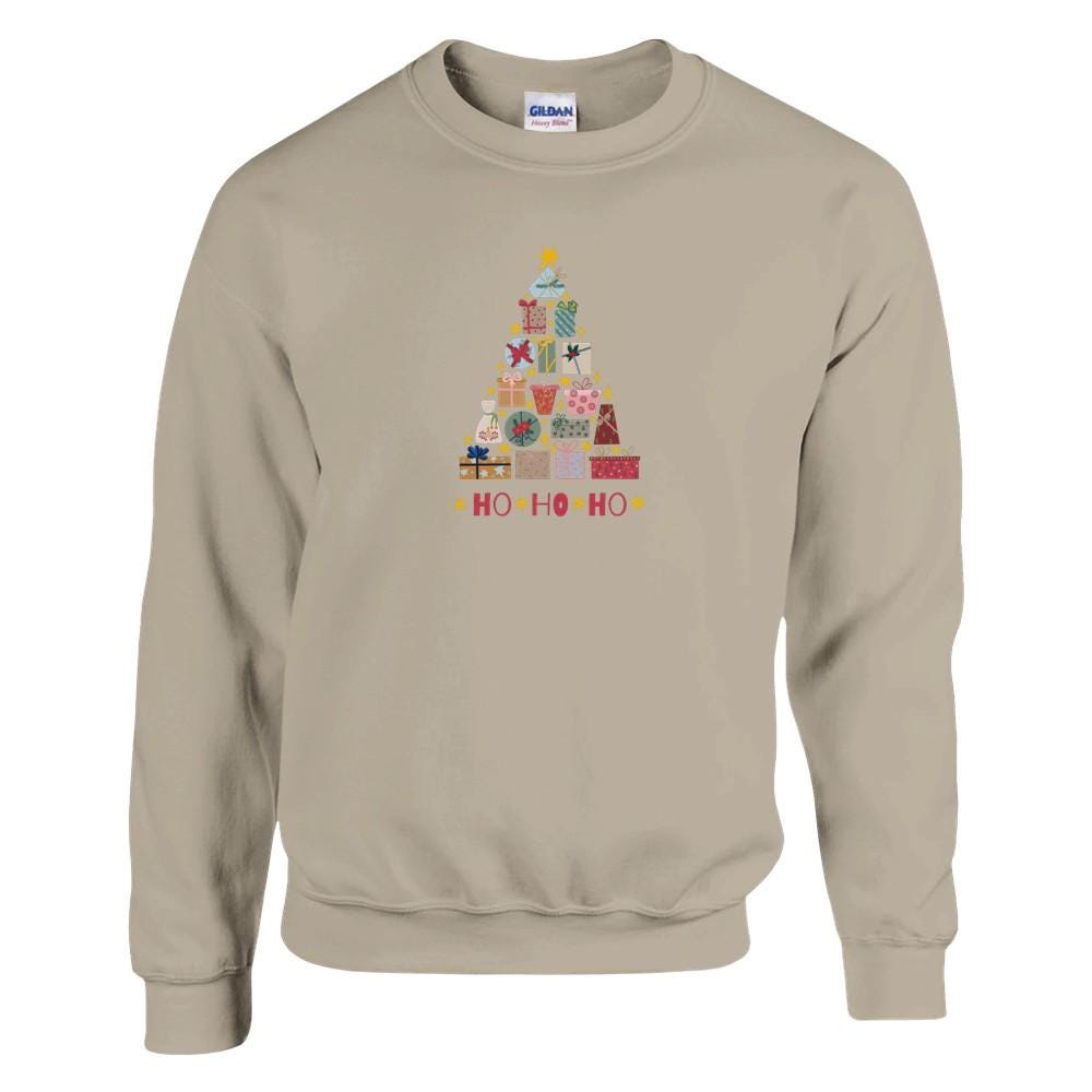 Sweat unisexe Noël - Sapin de noël et cadeau - 10 couleurs disponibles