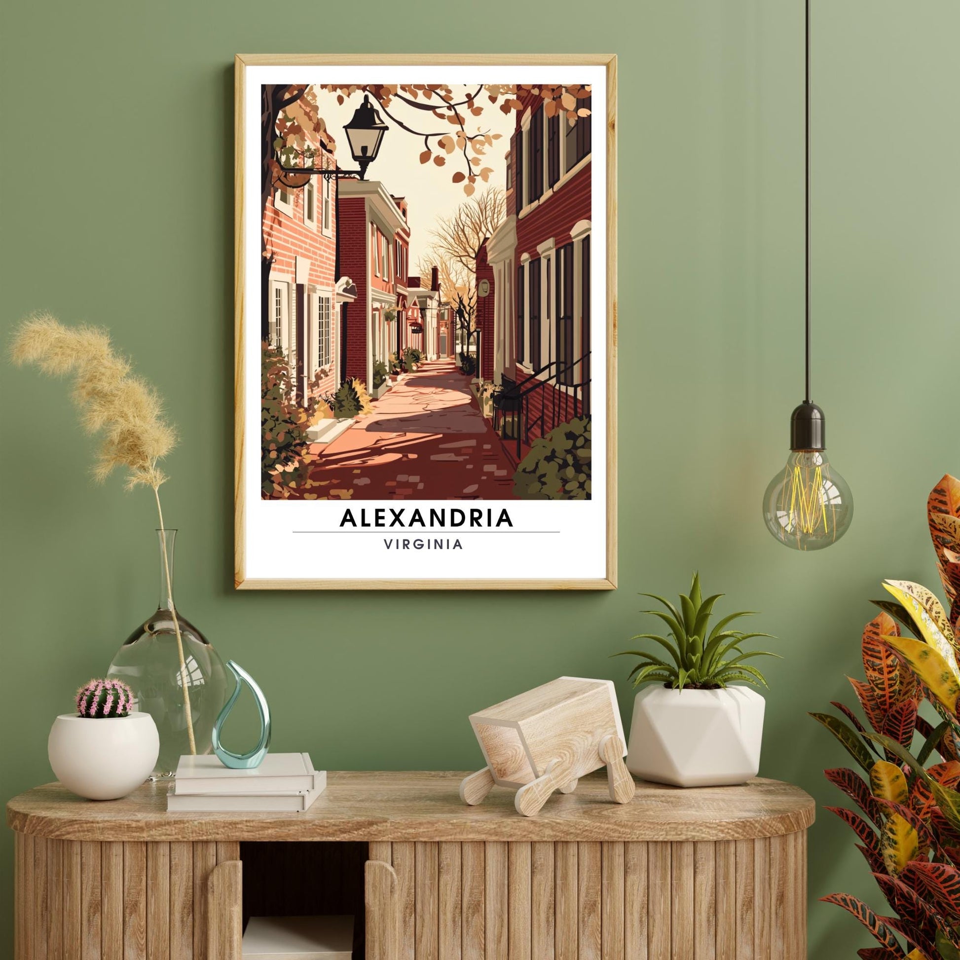 Affiche Alexandria, Virginie | impression de voyage Alexandria, Virginie