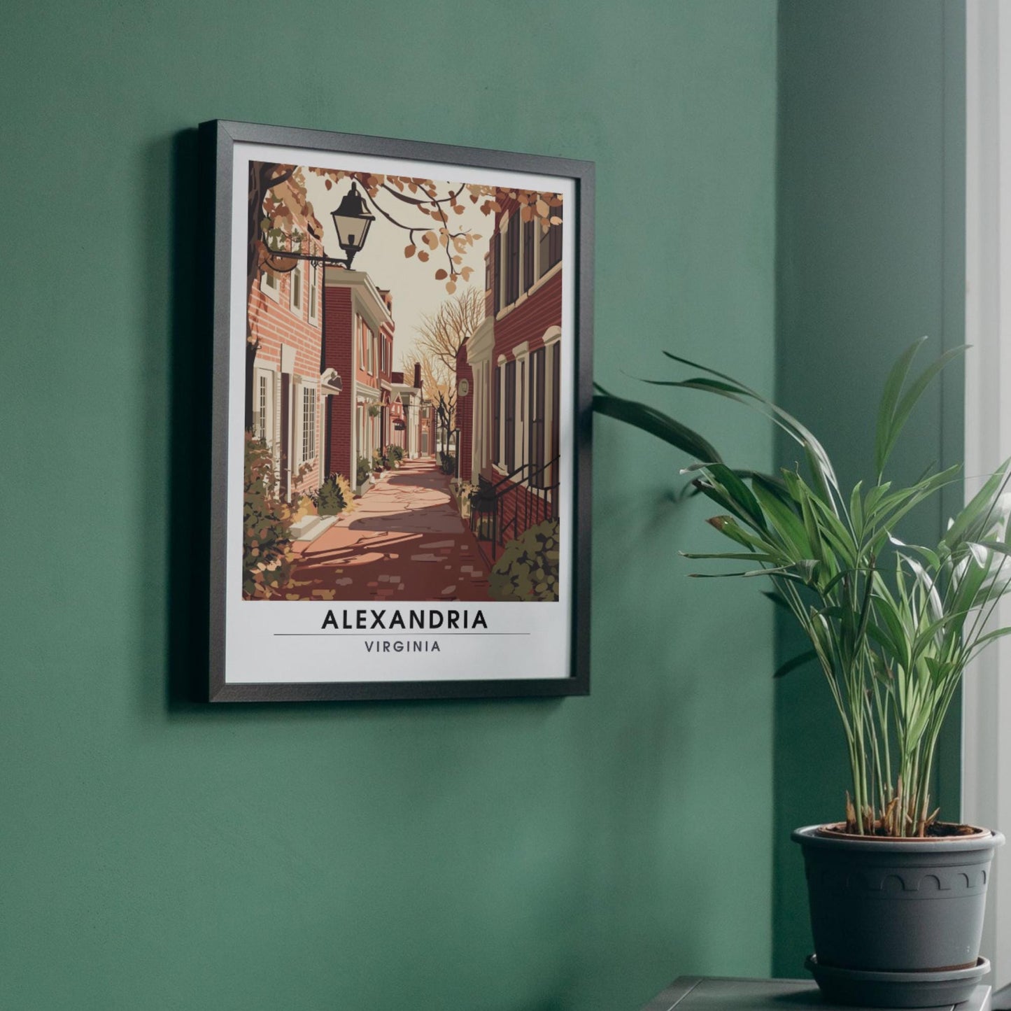 Affiche Alexandria, Virginie | impression de voyage Alexandria, Virginie