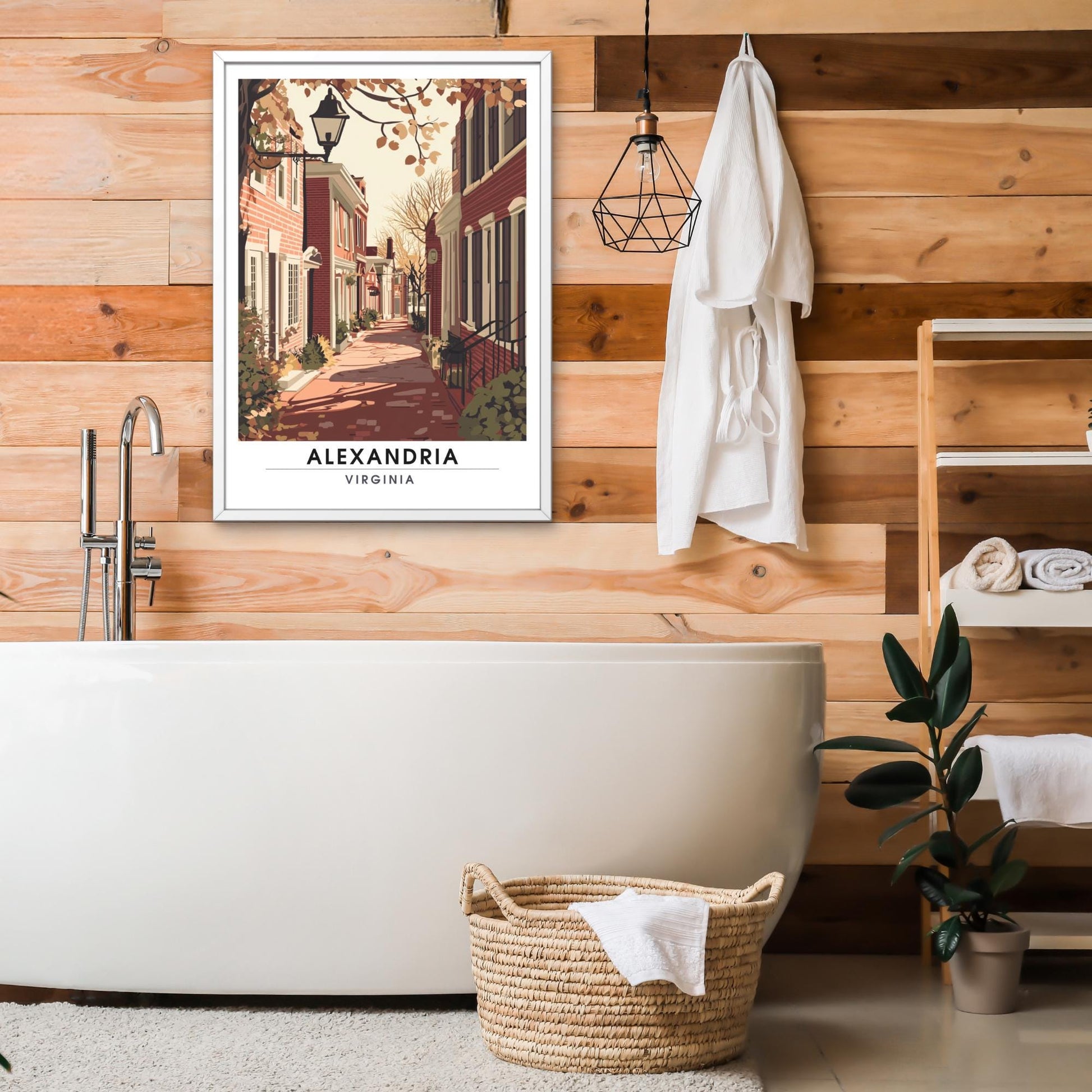 Affiche Alexandria, Virginie | impression de voyage Alexandria, Virginie