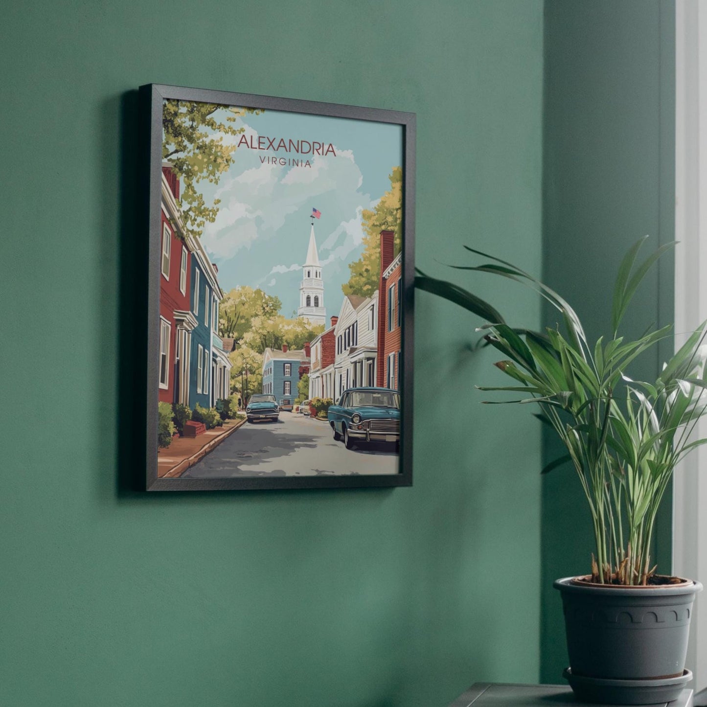 Affiche Alexandria, Virginie | impression Alexandria, Virginie USA