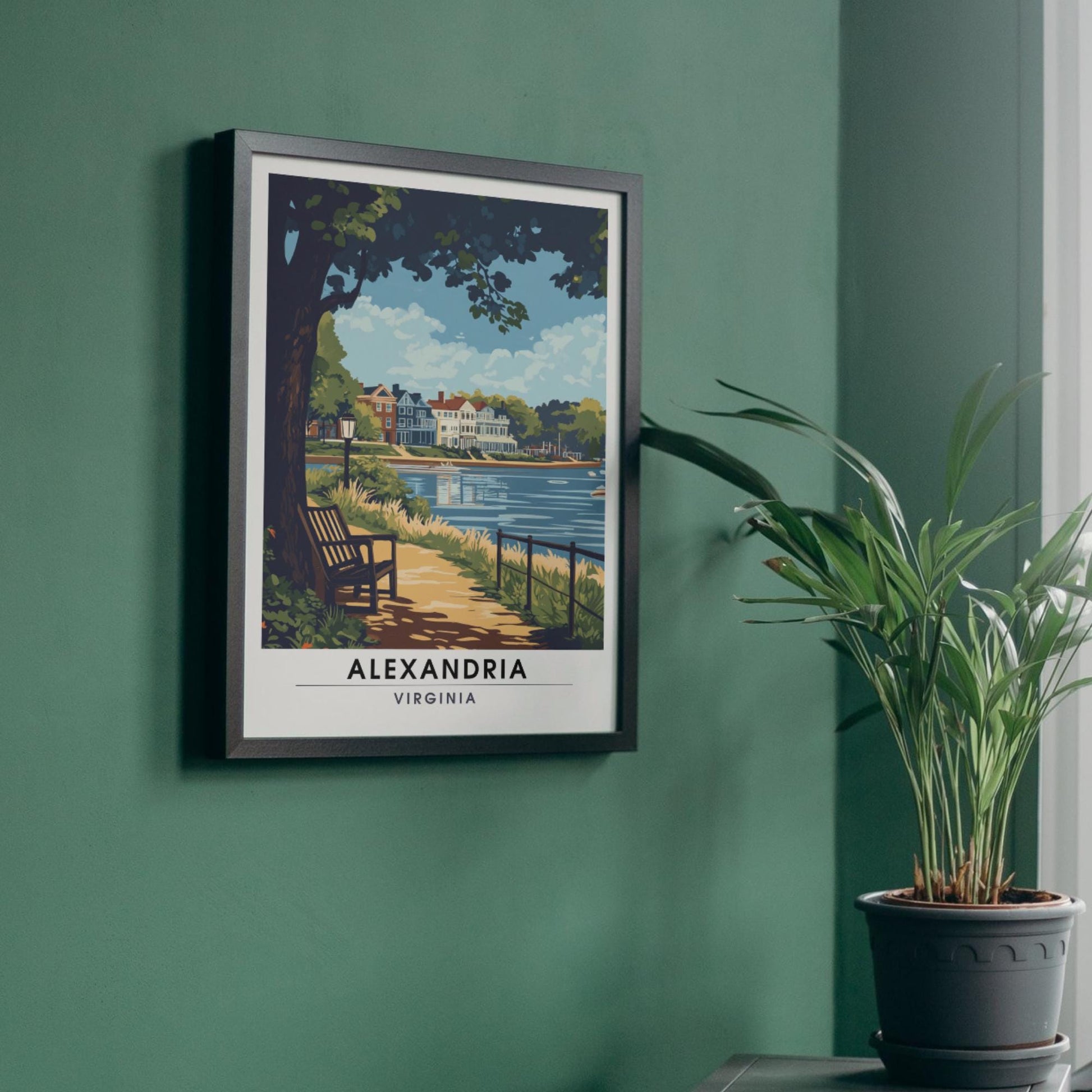 Affiche Alexandria, Virginie | impression Alexandria, Virginie USA