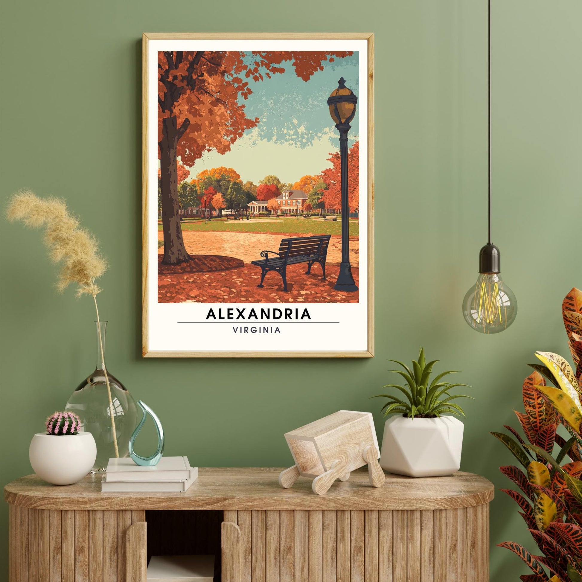 Affiche Alexandria, Virginie | impression Alexandria, Virginie USA - Poster vintage