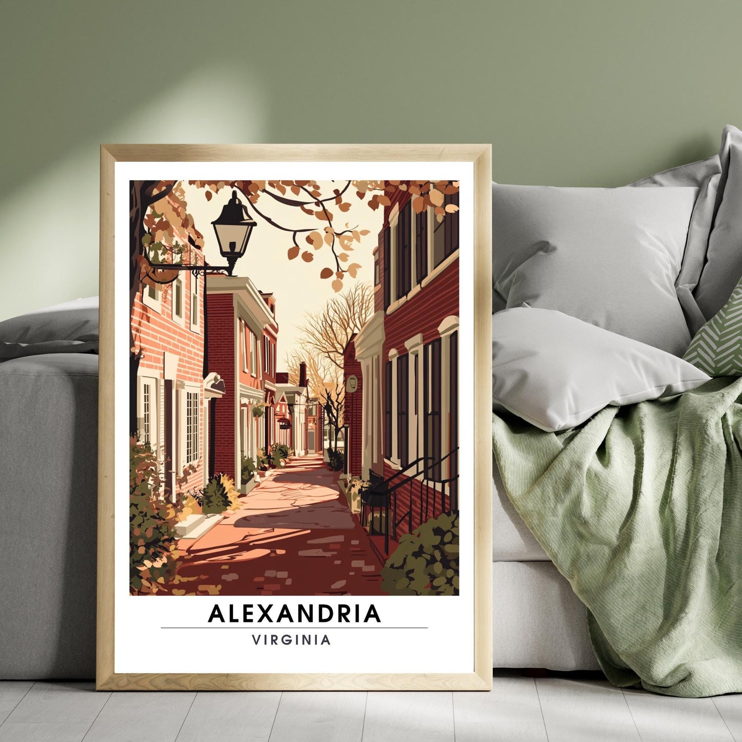 Affiche Alexandria, Virginie | impression de voyage Alexandria, Virginie