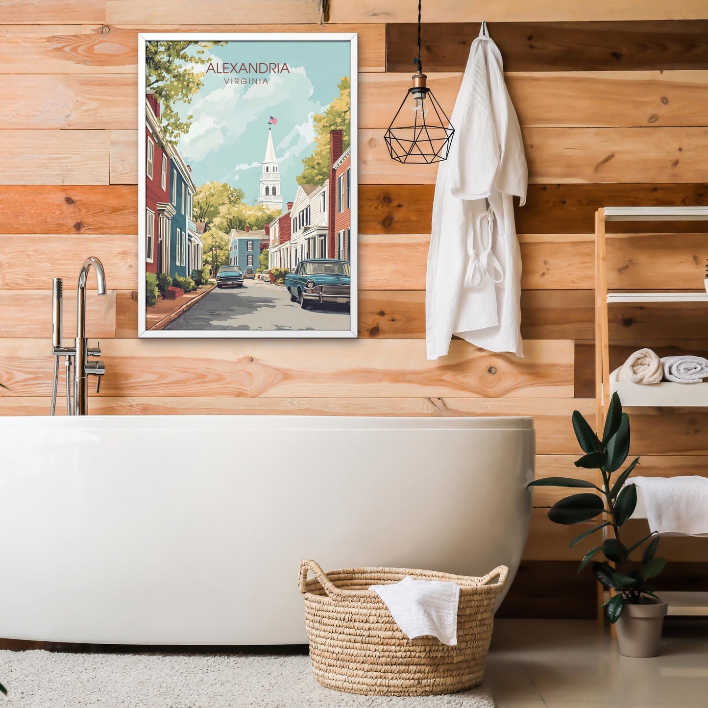 Affiche Alexandria, Virginie | impression Alexandria, Virginie USA