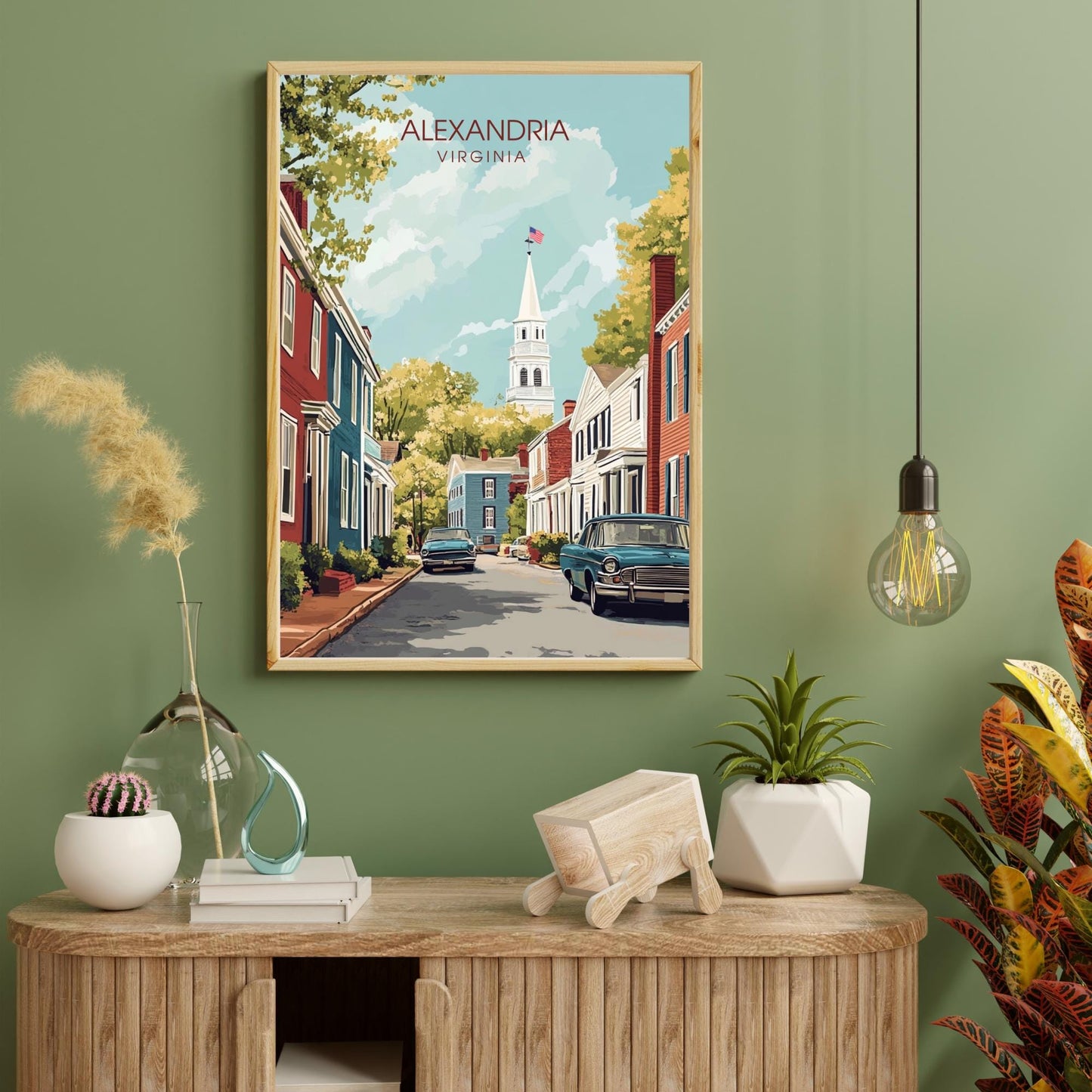 Affiche Alexandria, Virginie | impression Alexandria, Virginie USA