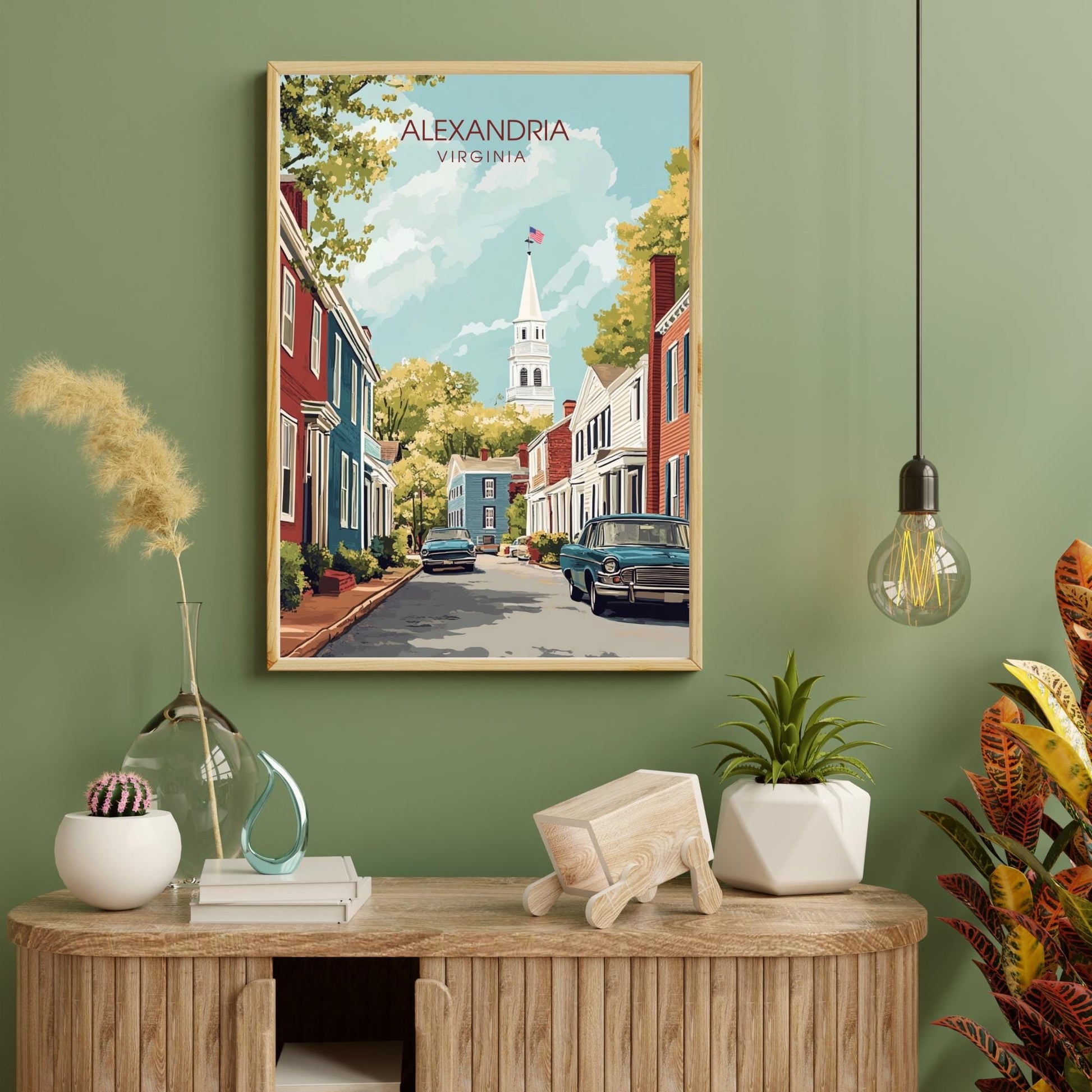 Affiche Alexandria, Virginie | impression Alexandria, Virginie USA