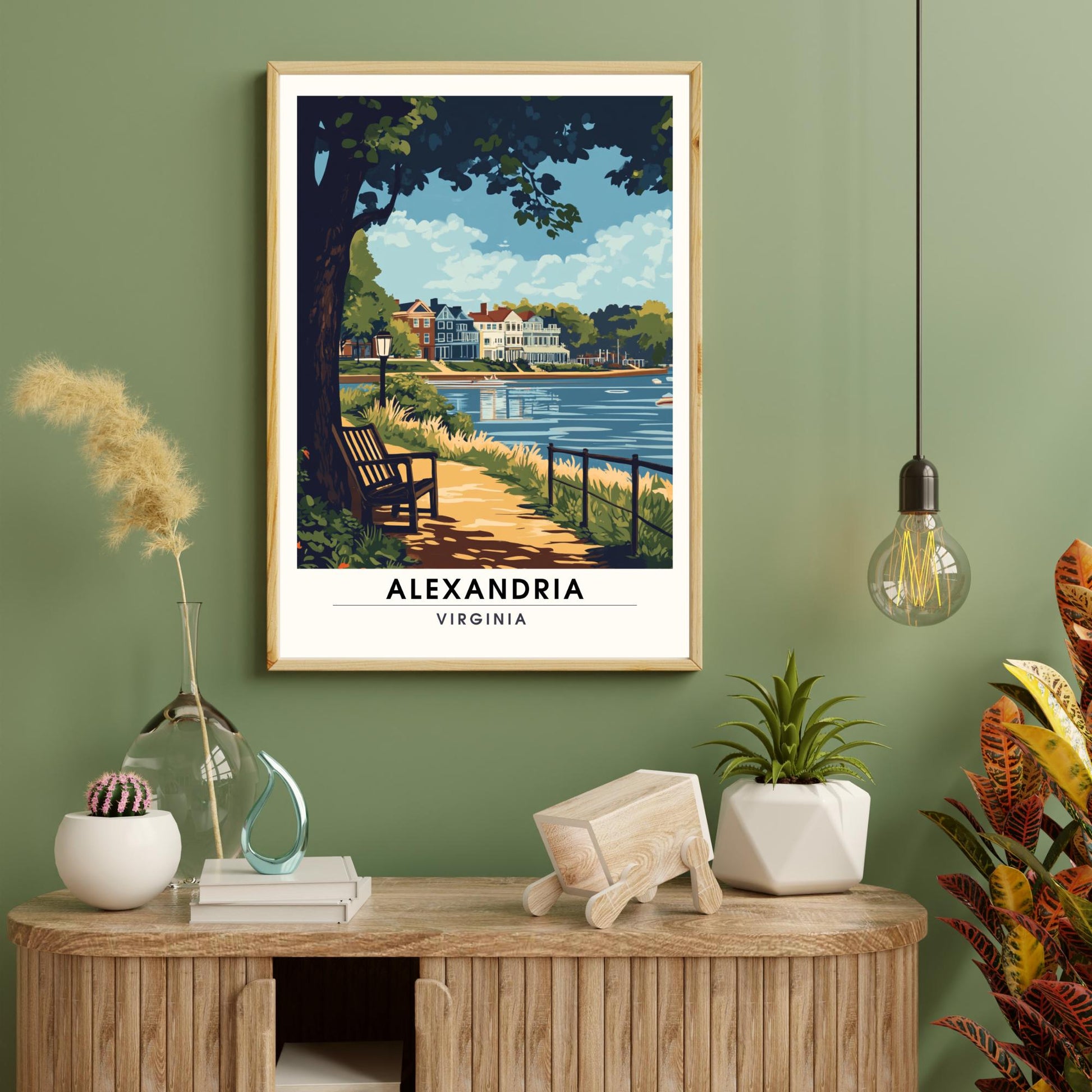 Affiche Alexandria, Virginie | impression Alexandria, Virginie USA