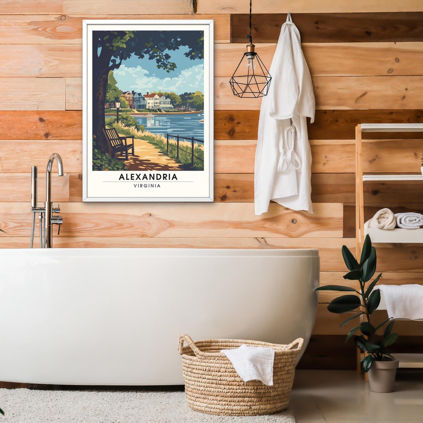 Affiche Alexandria, Virginie | impression Alexandria, Virginie USA