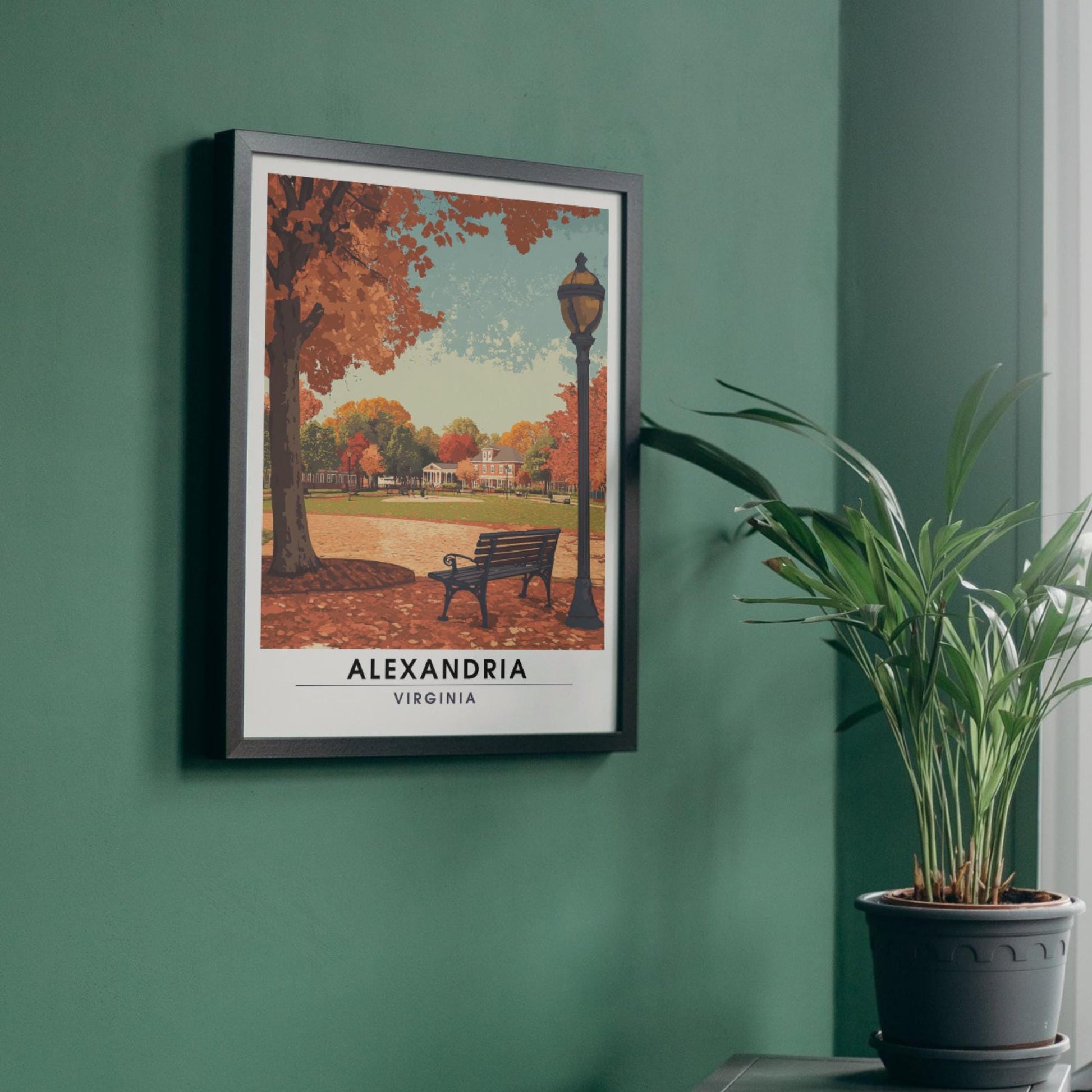 Affiche Alexandria, Virginie | impression Alexandria, Virginie USA - Poster vintage