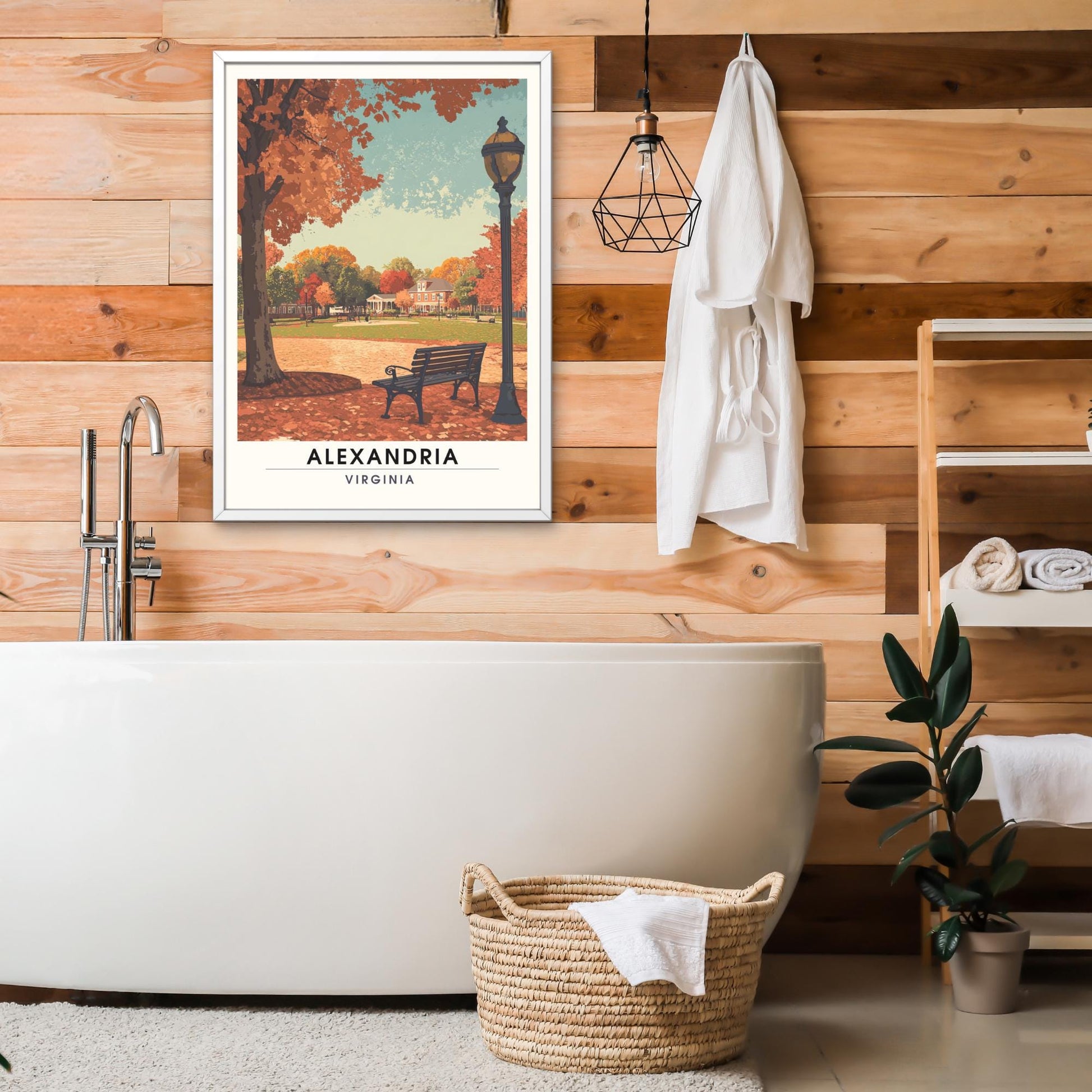 Affiche Alexandria, Virginie | impression Alexandria, Virginie USA - Poster vintage