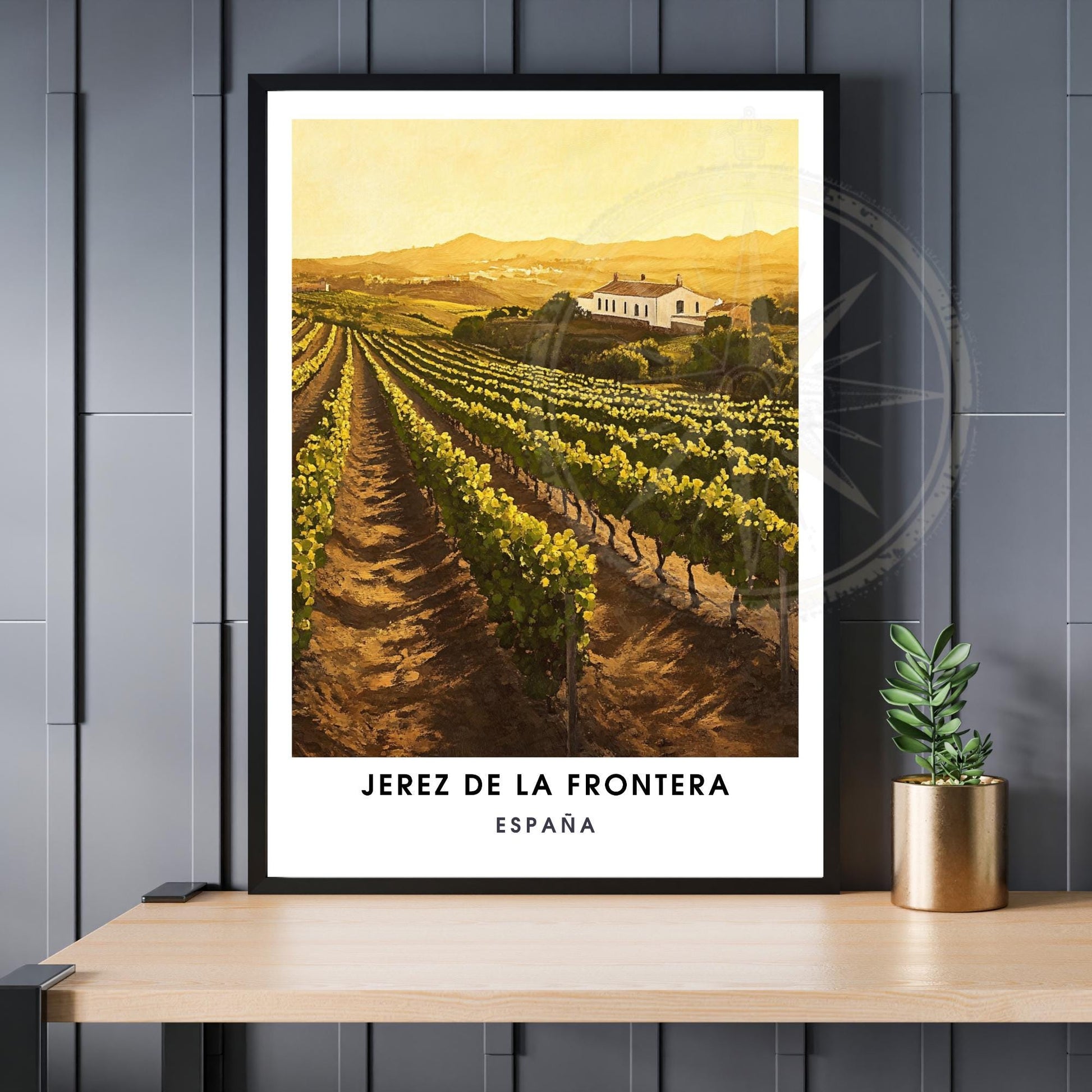 Affiche de voyage Jerez de la Frontera | Impression Jerez de la Frontera