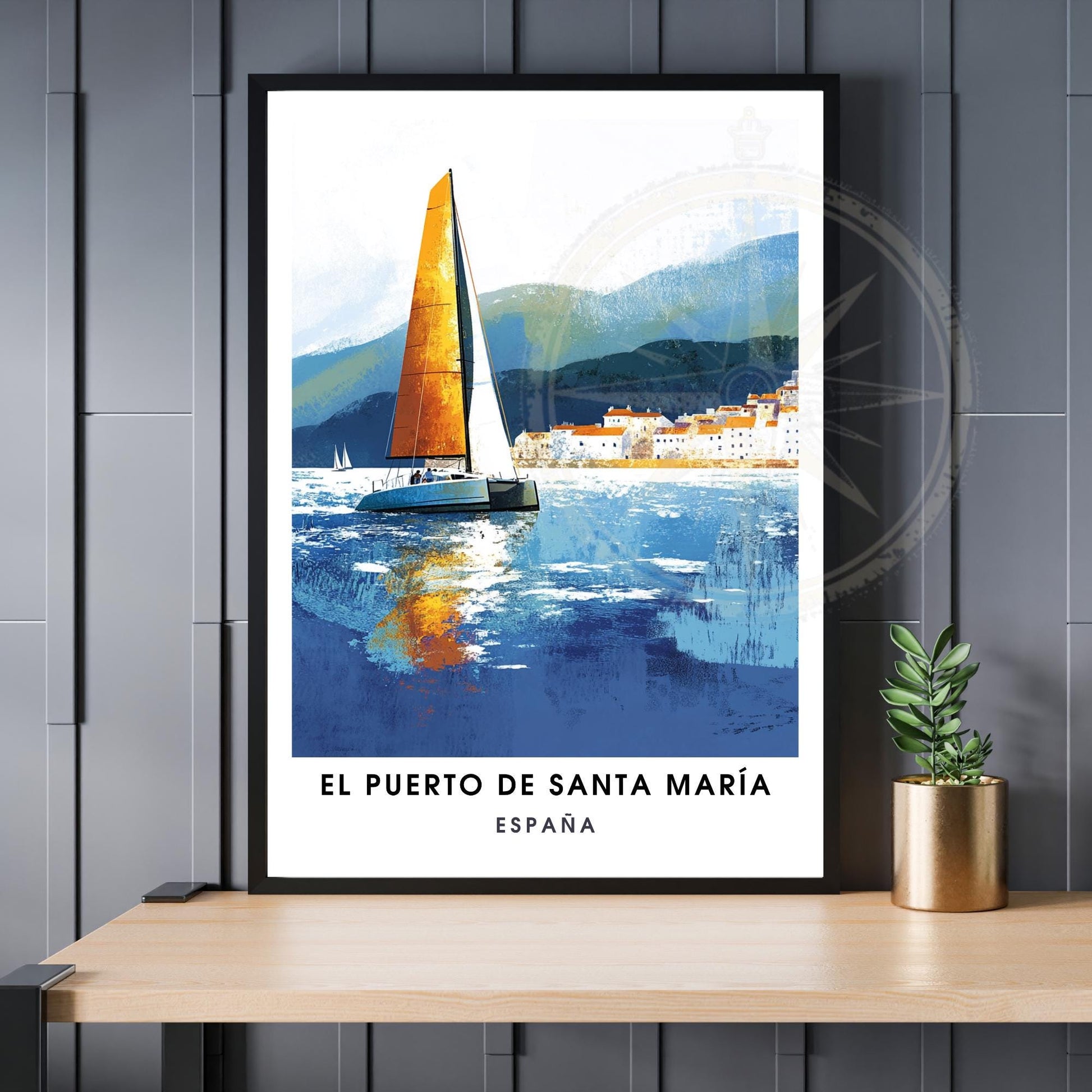 Affiche El Puerto de Santa María | Impression El Puerto de Santa María