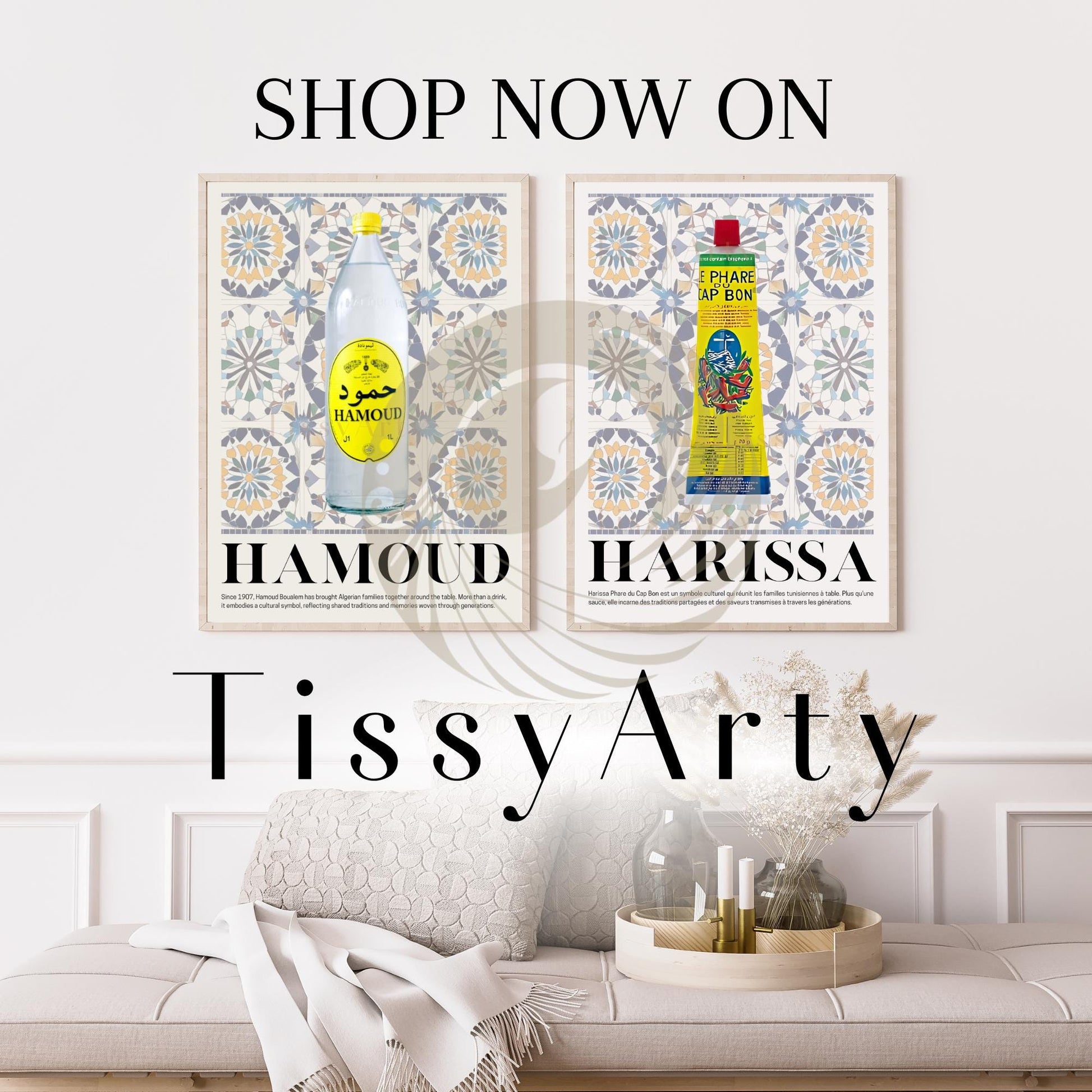 Digital poster Algeria | Hamoud Boualem poster| Travel souvenir | Gift idea | Algeria travel print (PDF)