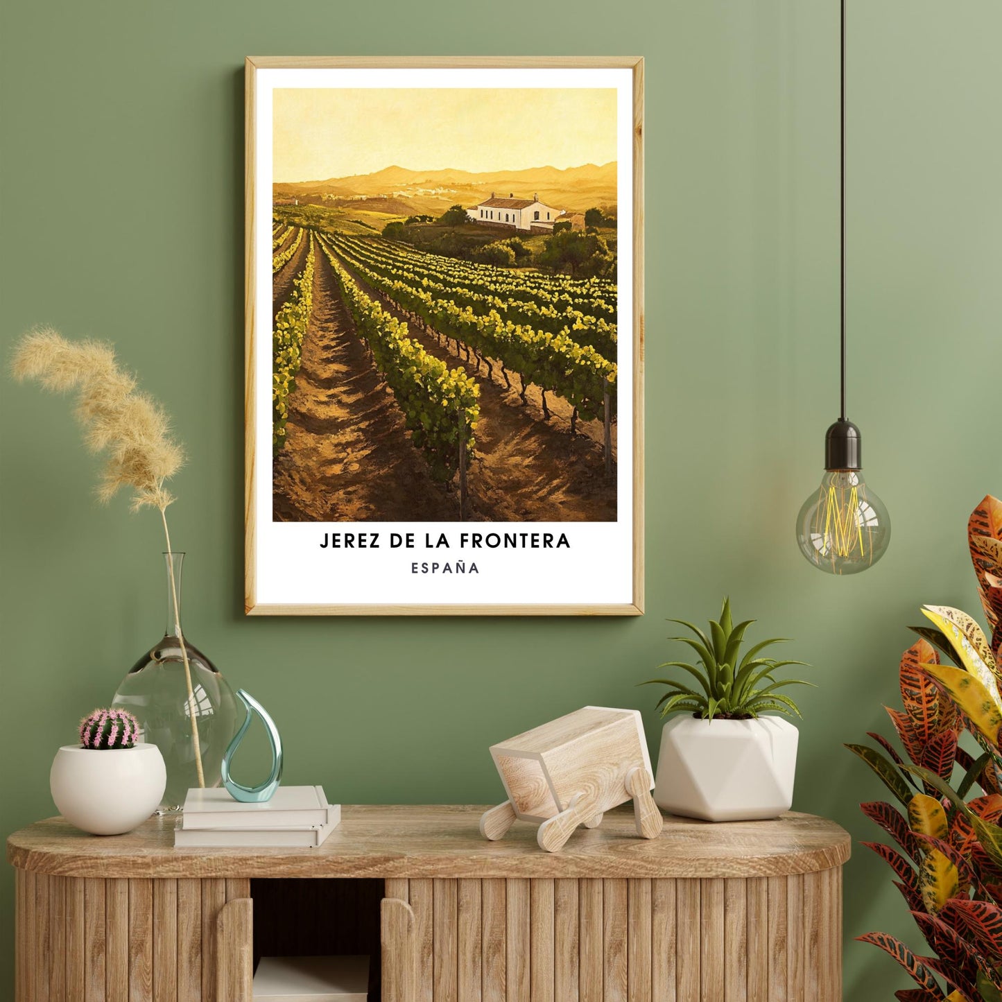 Affiche de voyage Jerez de la Frontera | Impression Jerez de la Frontera