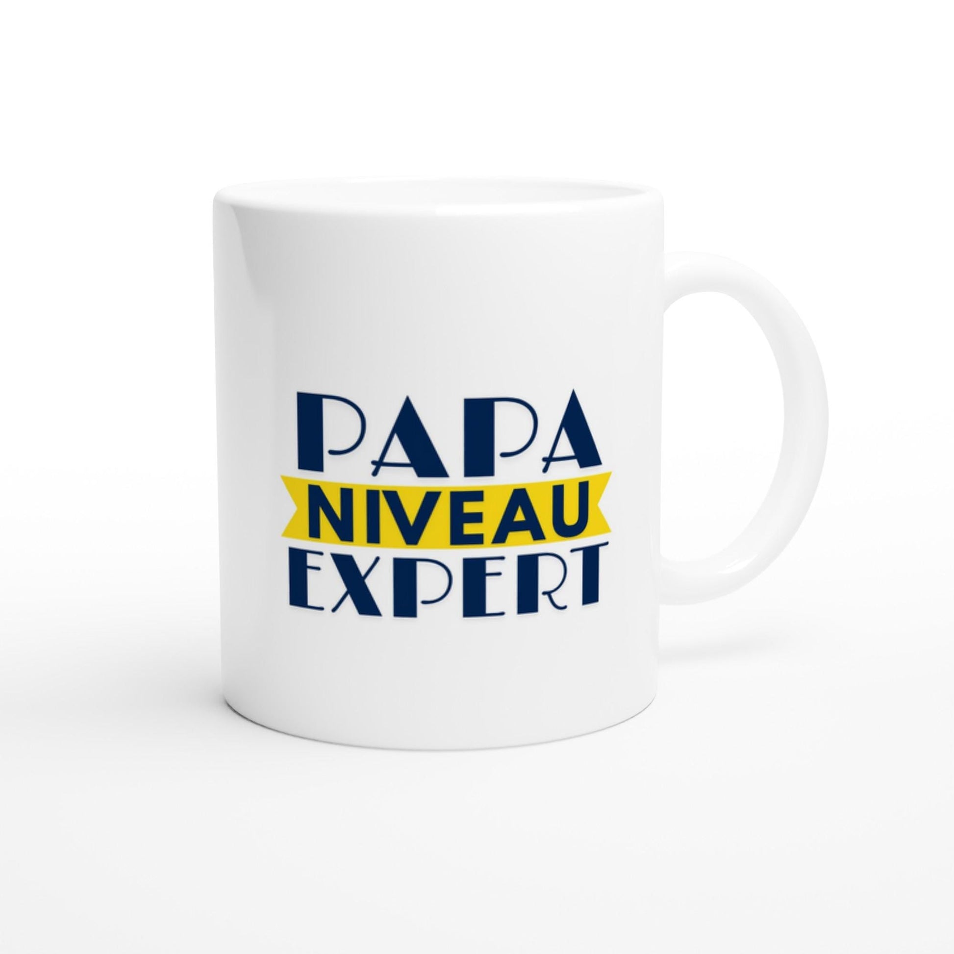 Mug en céramique - Papa niveau expert - Cadeau fête des pères