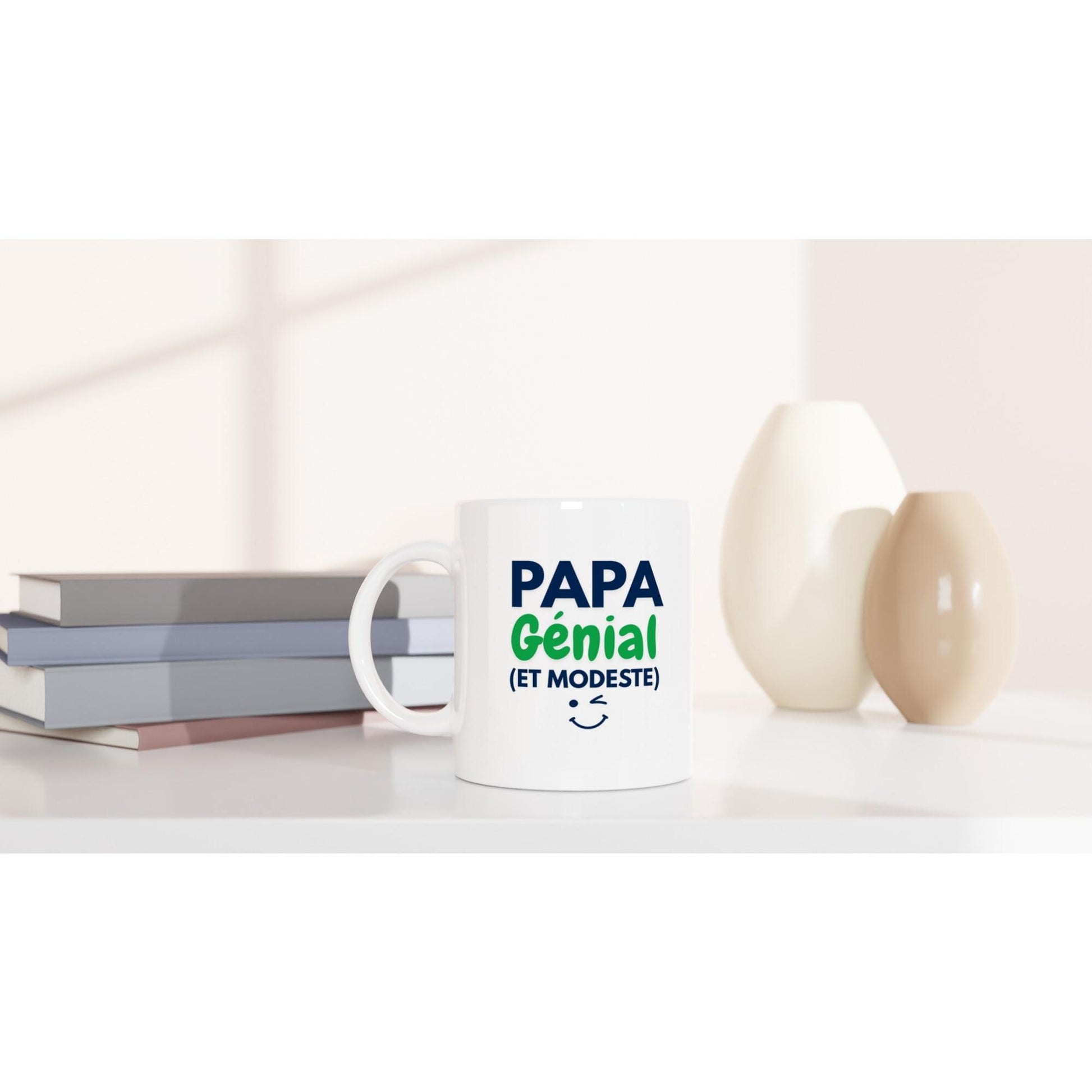 Mug en céramique - Papa Génial - Cadeau fête des pères