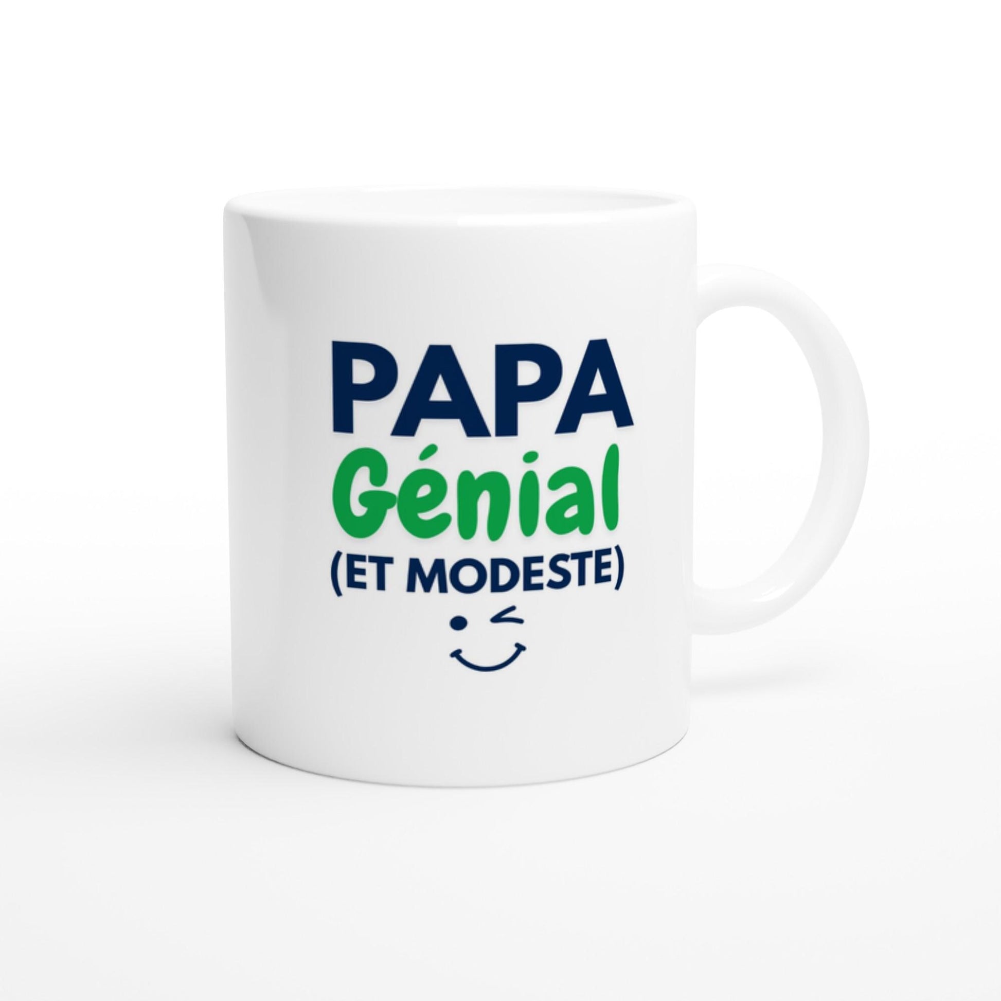 Mug en céramique - Papa Génial - Cadeau fête des pères