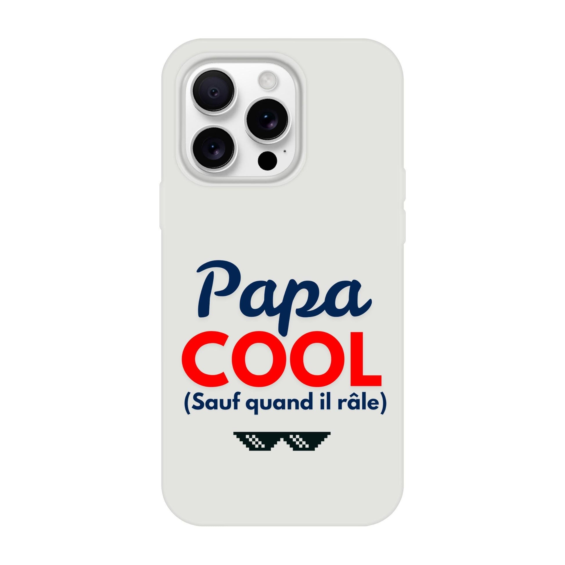 Coque IPhone personnalisée - Papa cool - cadeau fête des pères - Tous les iPhones