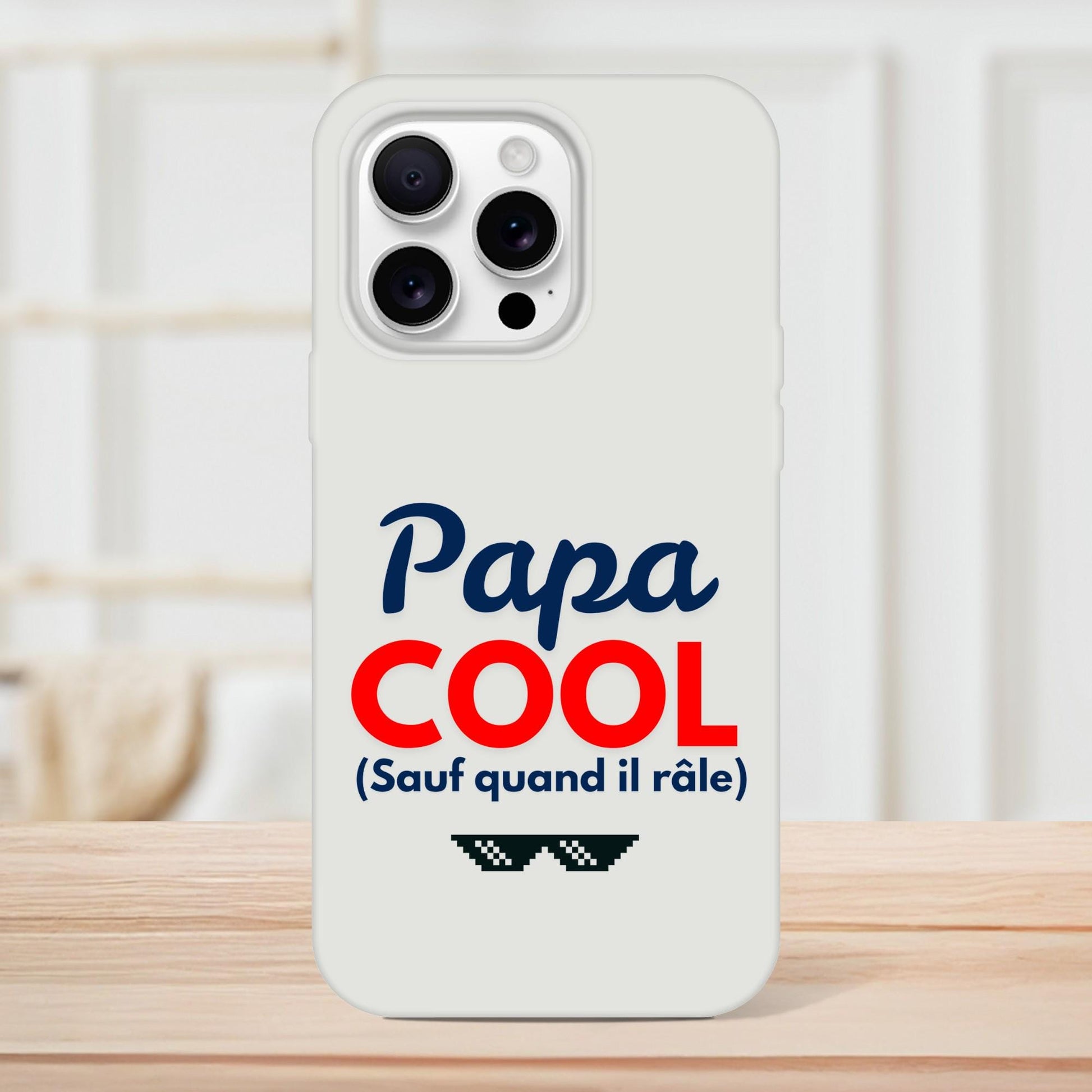Coque IPhone personnalisée - Papa cool - cadeau fête des pères - Tous les iPhones