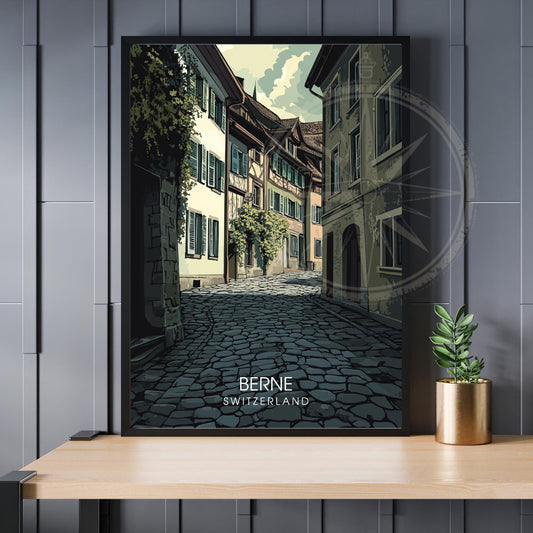 Affiche Berne | Poster de voyage Suisse | Affiche Suisse