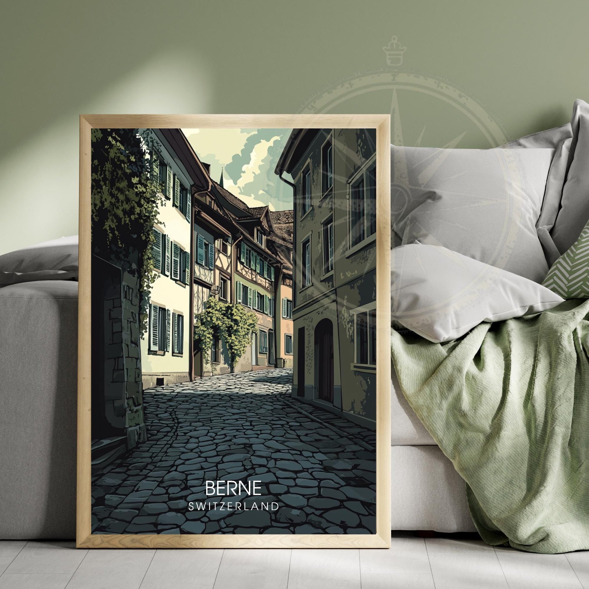 Affiche Berne | Poster de voyage Suisse | Affiche Suisse