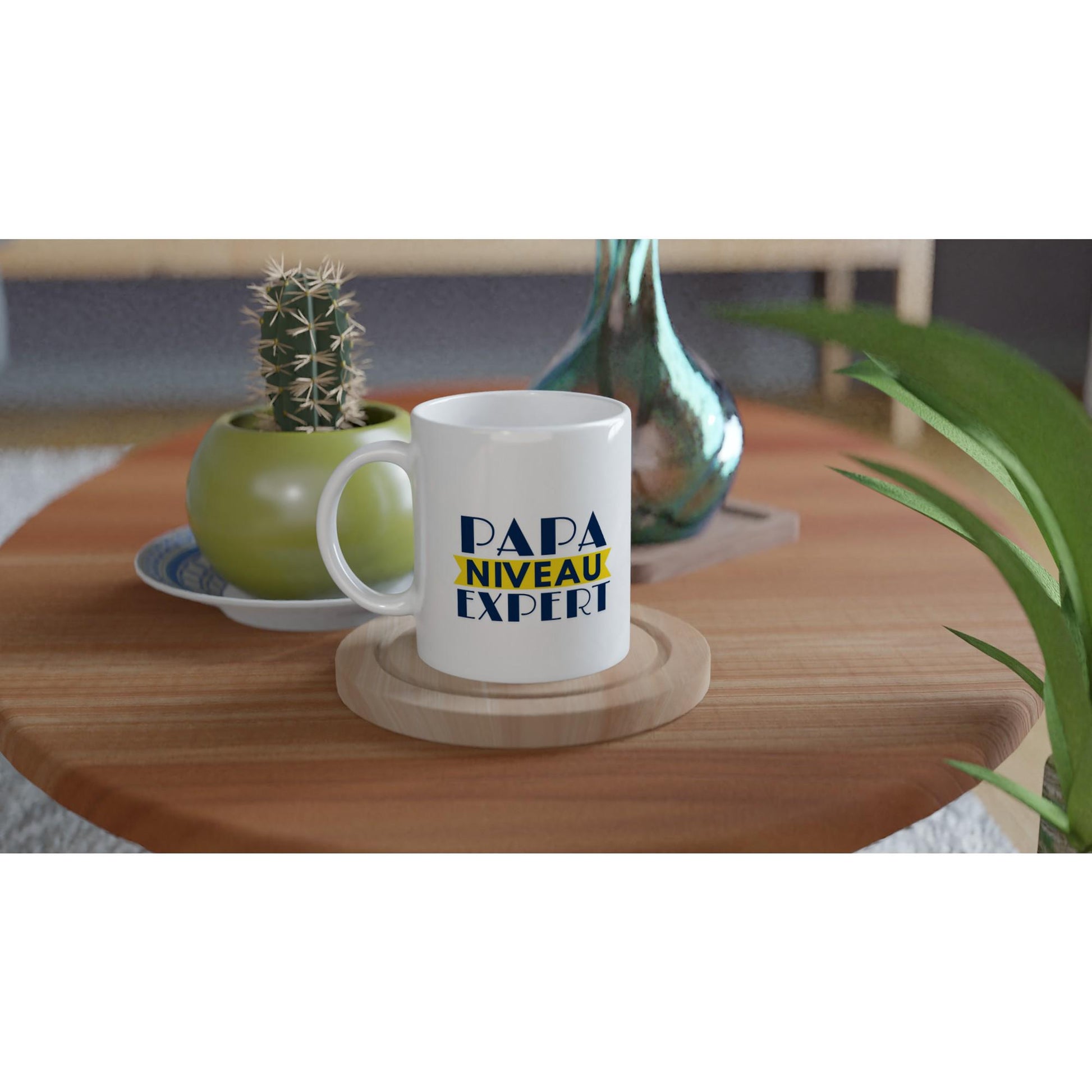 Mug en céramique - Papa niveau expert - Cadeau fête des pères