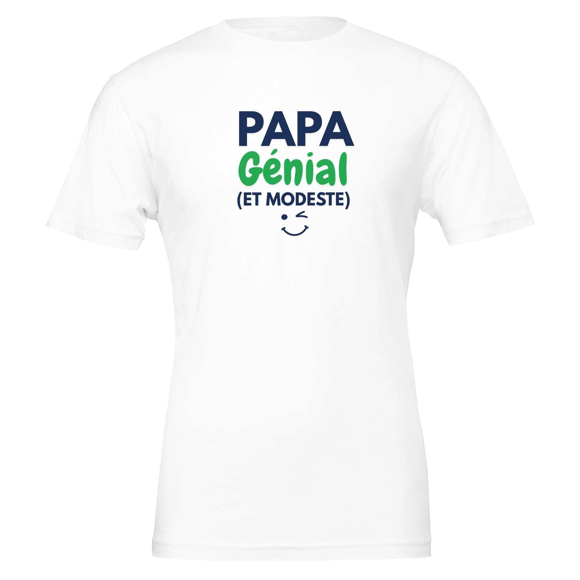T-shirt Premium à col ras du cou | Papa Génial