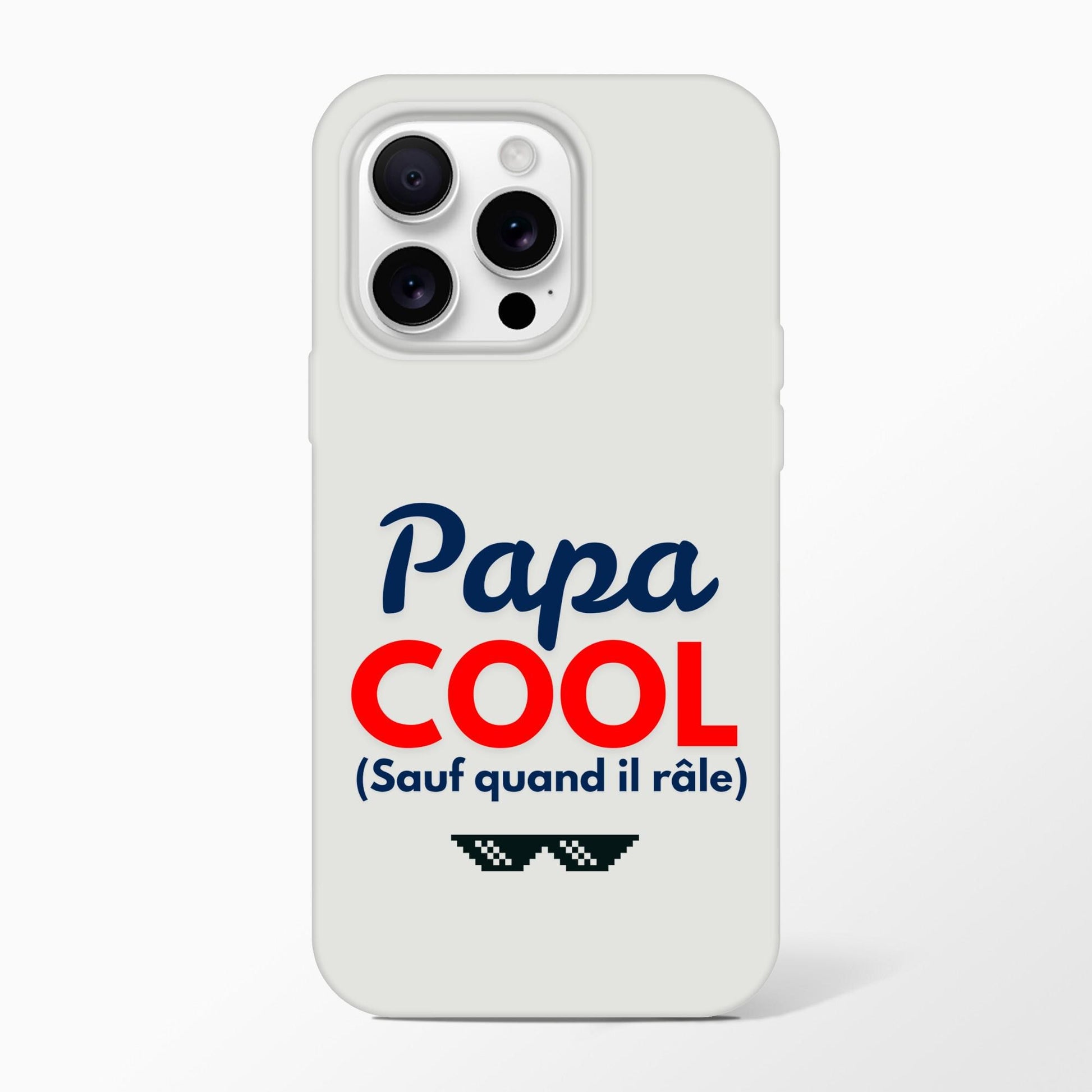 Coque IPhone personnalisée - Papa cool - cadeau fête des pères - Tous les iPhones