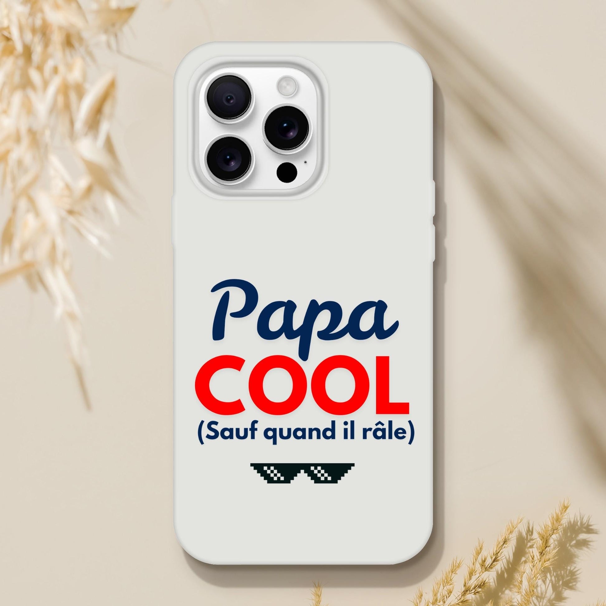 Coque IPhone personnalisée - Papa cool - cadeau fête des pères - Tous les iPhones