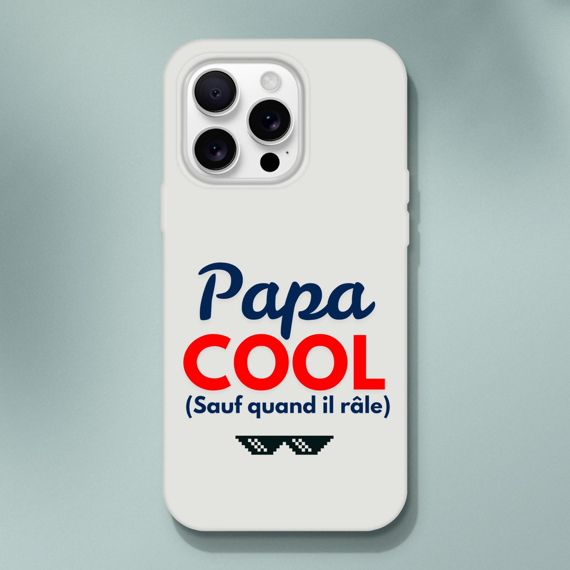 Coque IPhone personnalisée - Papa cool - cadeau fête des pères - Tous les iPhones