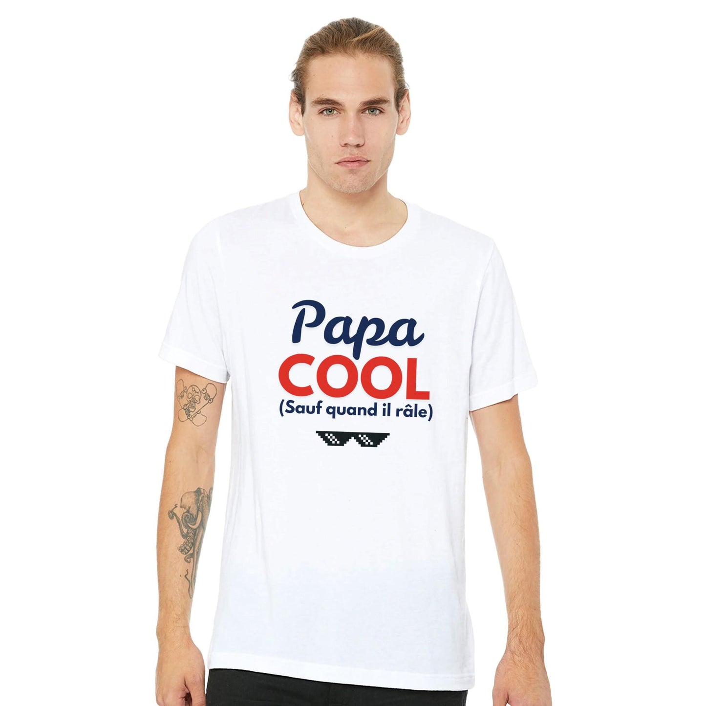 Copy of T-shirt Premium à col ras du cou | Papa Cool