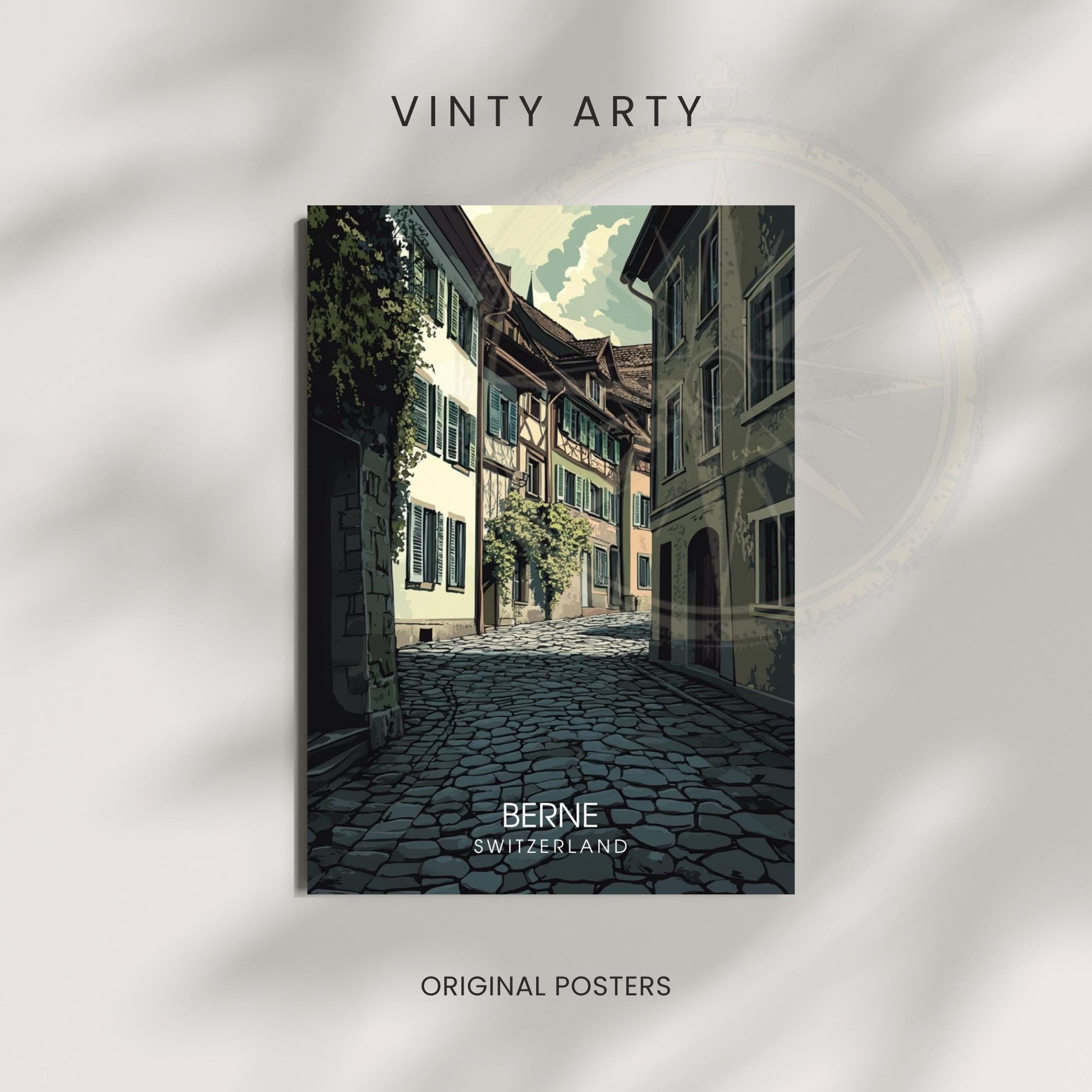 Affiche Berne | Poster de voyage Suisse | Affiche Suisse