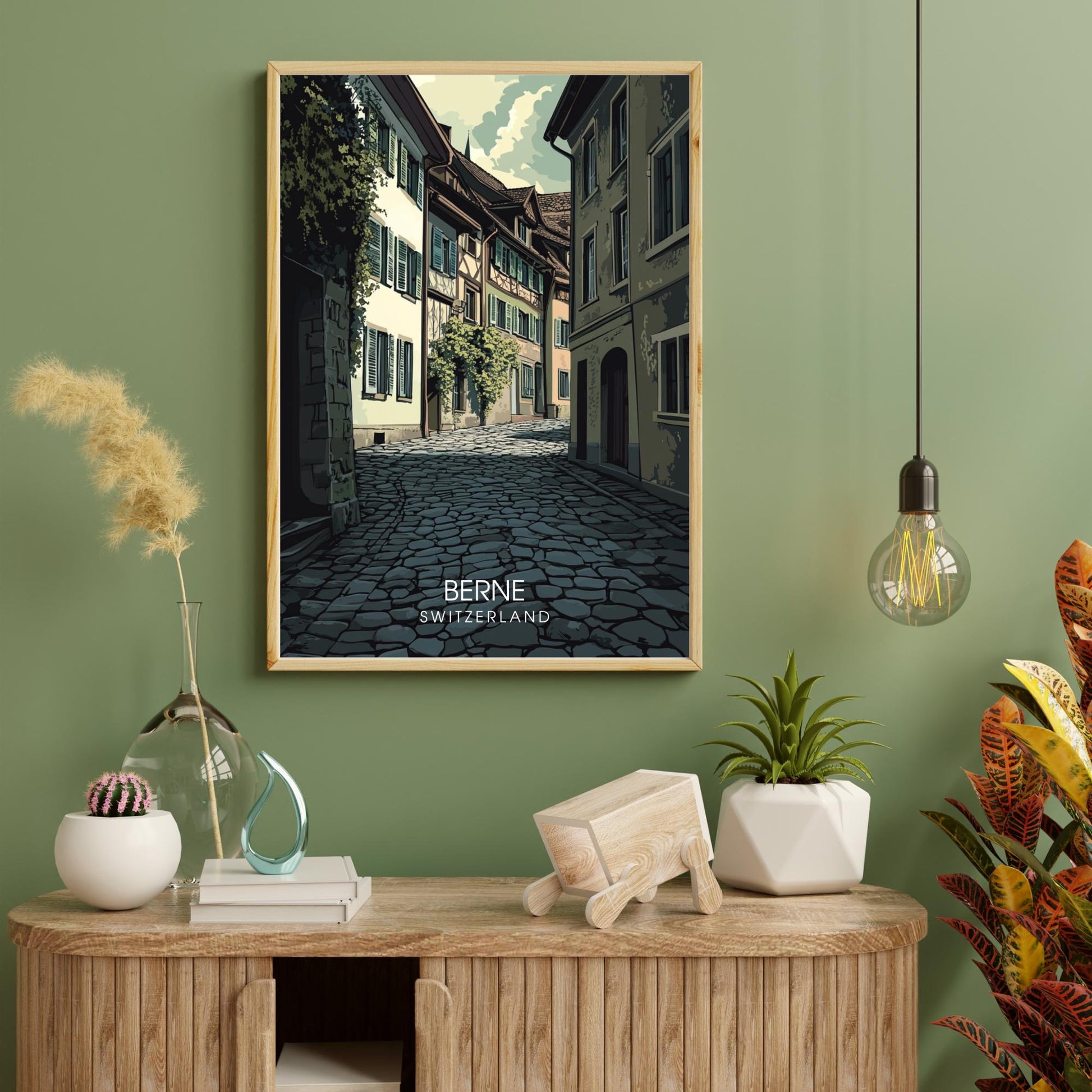 Affiche Berne | Poster de voyage Suisse | Affiche Suisse