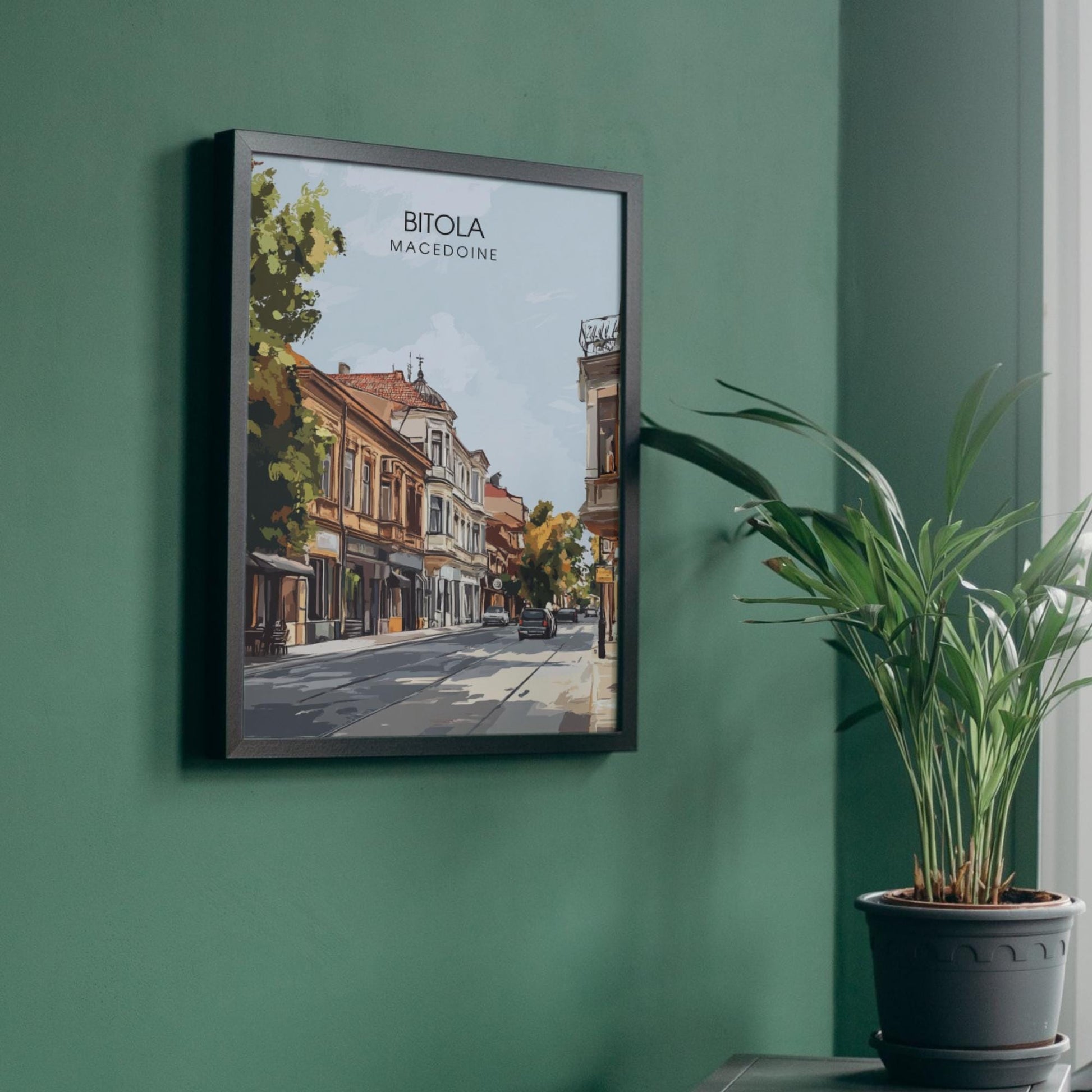 Affiche Bitola | Impression de voyage Macédoine | Affiche Macédoine