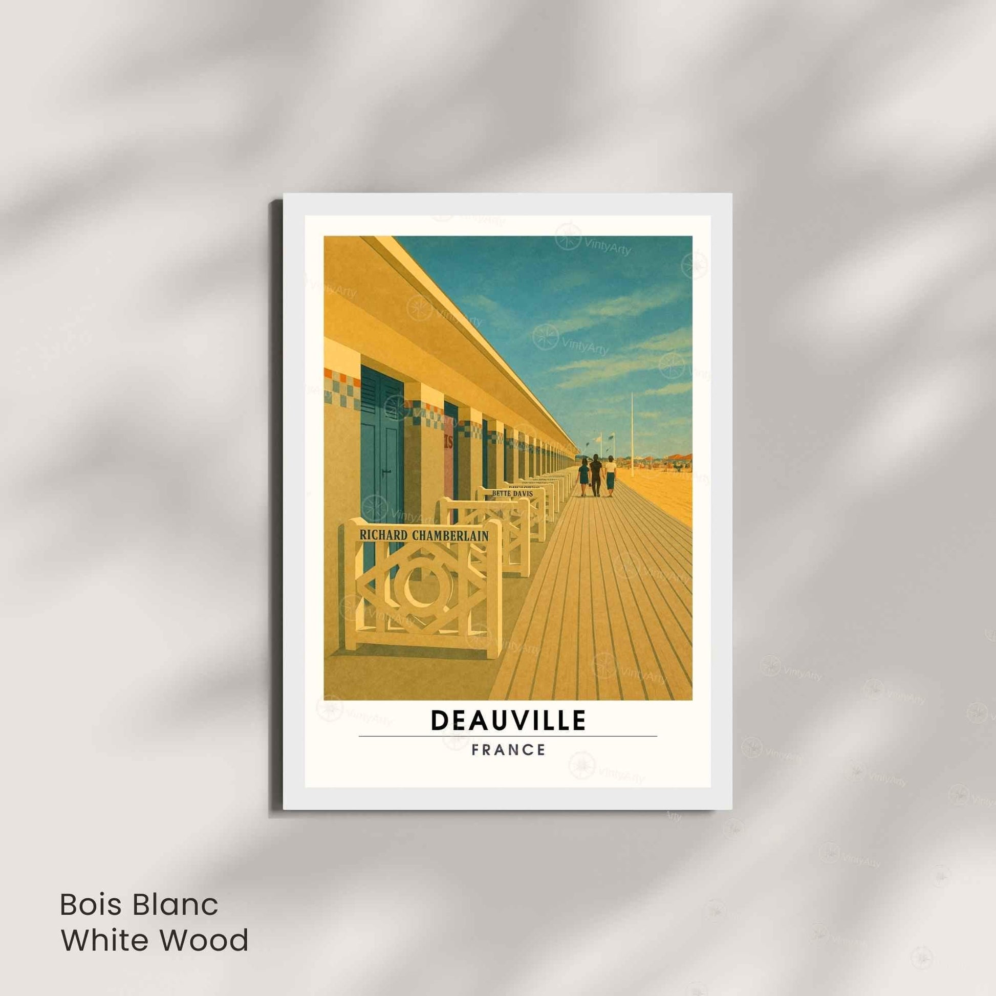 Affiche Deauville Port – Poster vintage Normandie