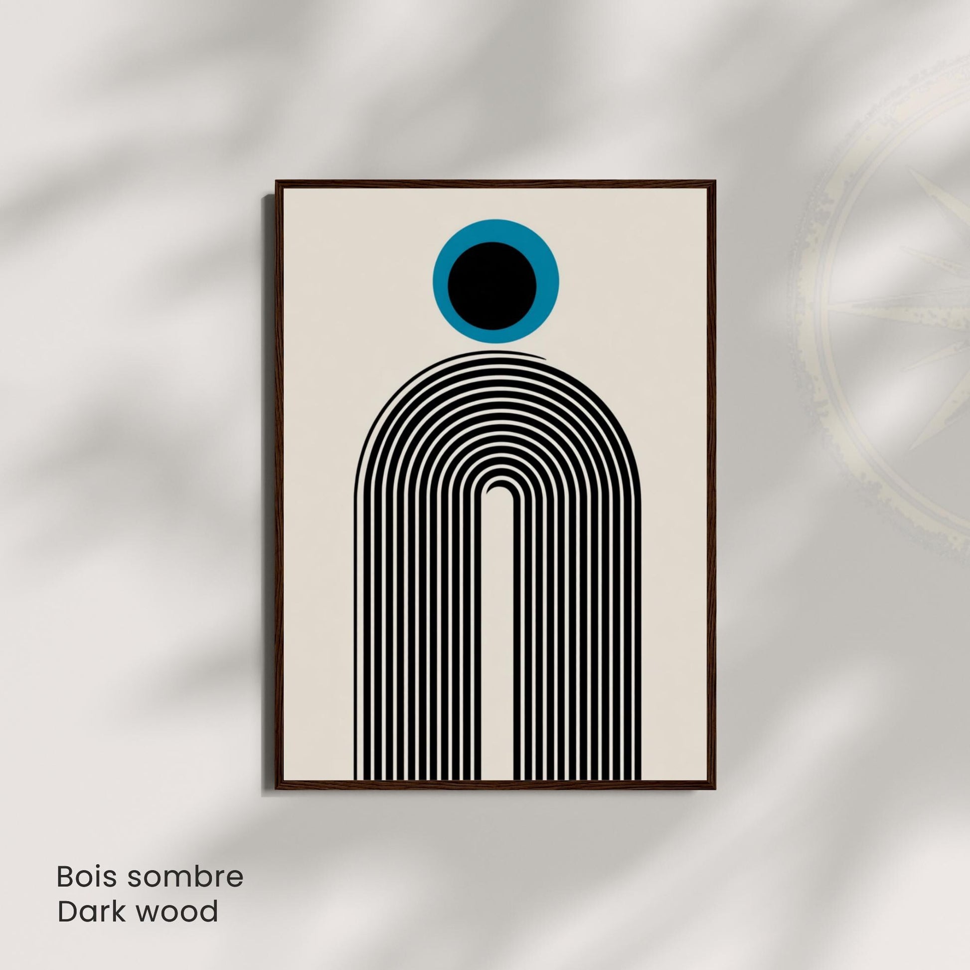 Affiche Bauhaus Minimaliste – Art Géométrique Moderne, Poster Abstrait