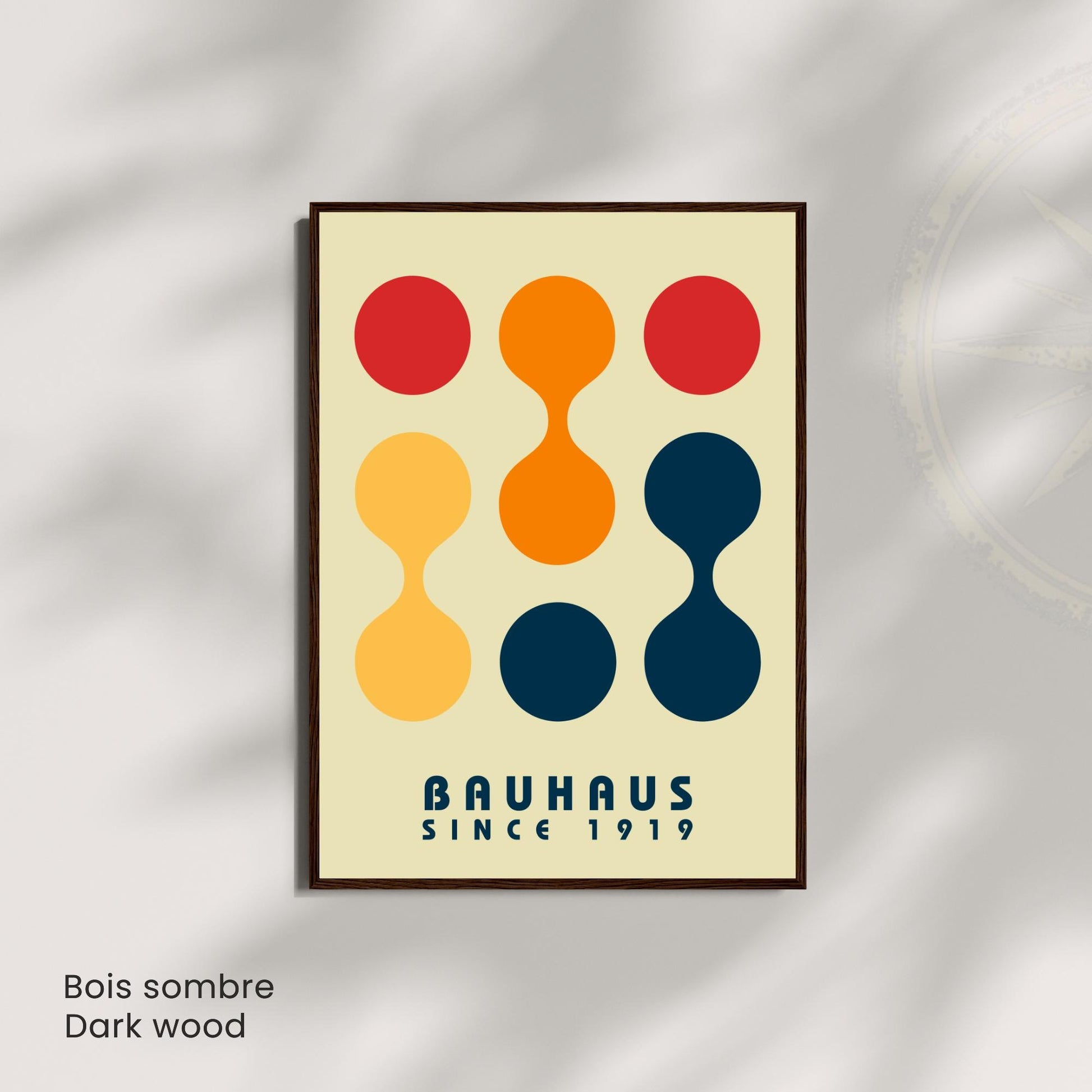 Affiche Bauhaus Abstraite – Poster Géométrique Moderne, Décoration Murale