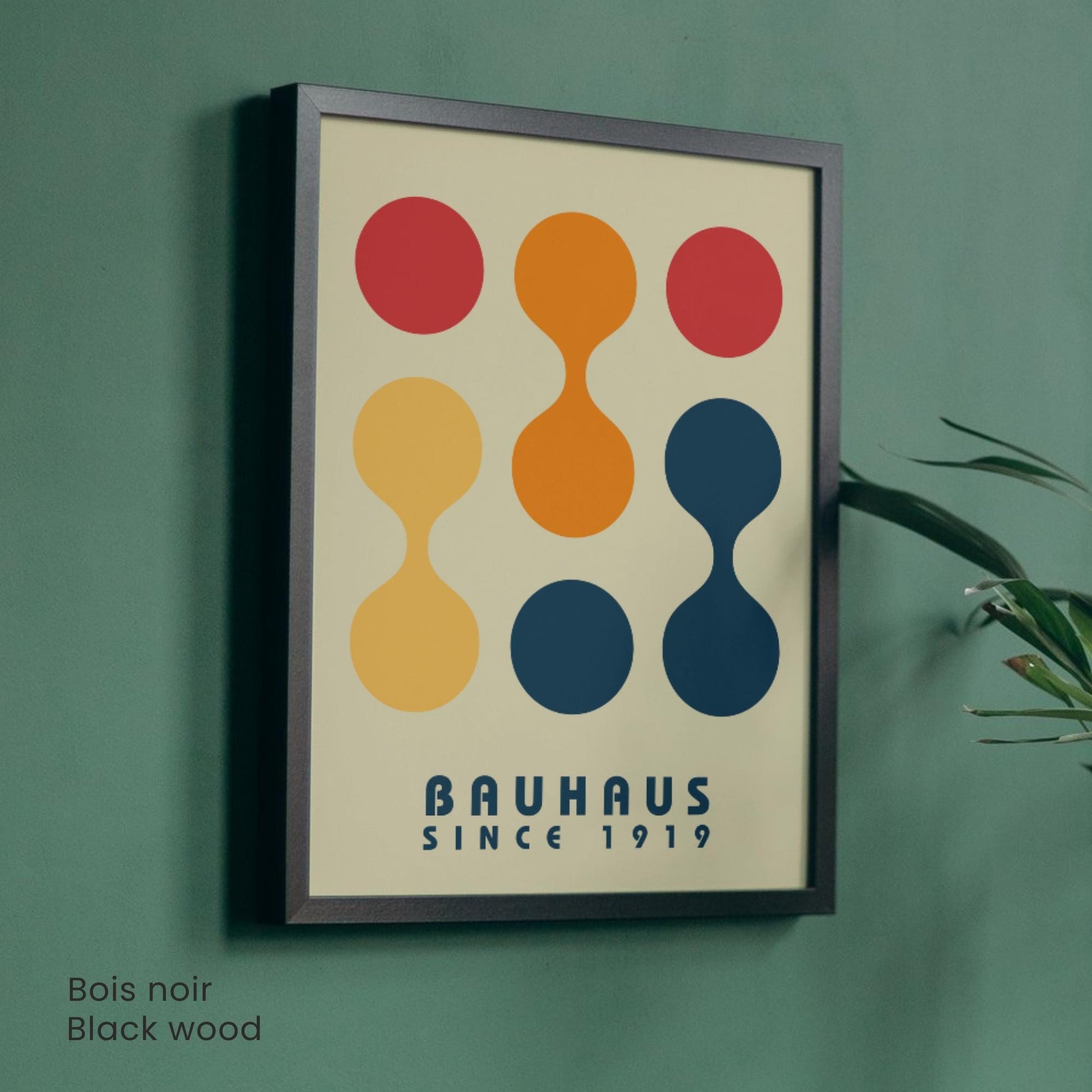 Affiche Bauhaus Abstraite – Poster Géométrique Moderne, Décoration Murale