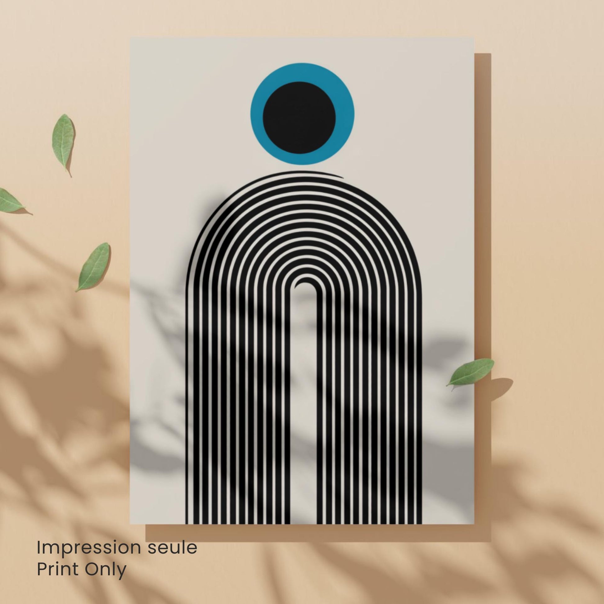 Affiche Bauhaus Minimaliste – Art Géométrique Moderne, Poster Abstrait