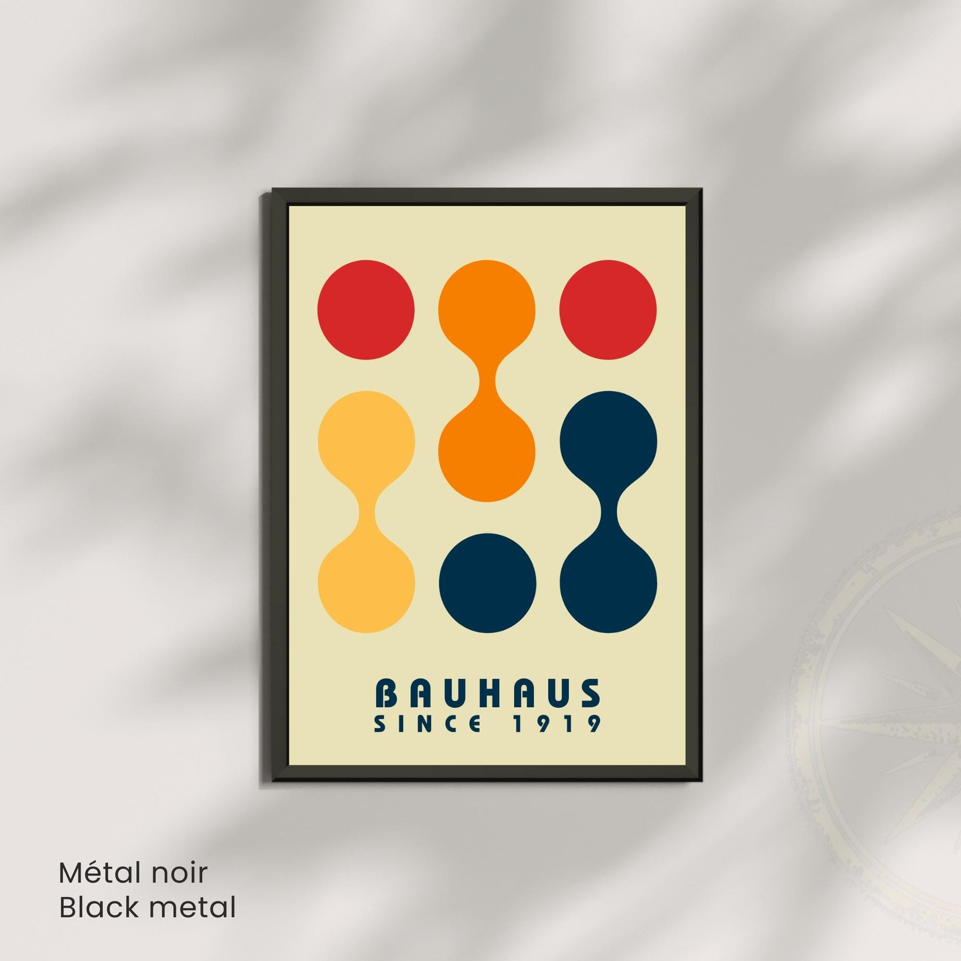Affiche Bauhaus Abstraite – Poster Géométrique Moderne, Décoration Murale