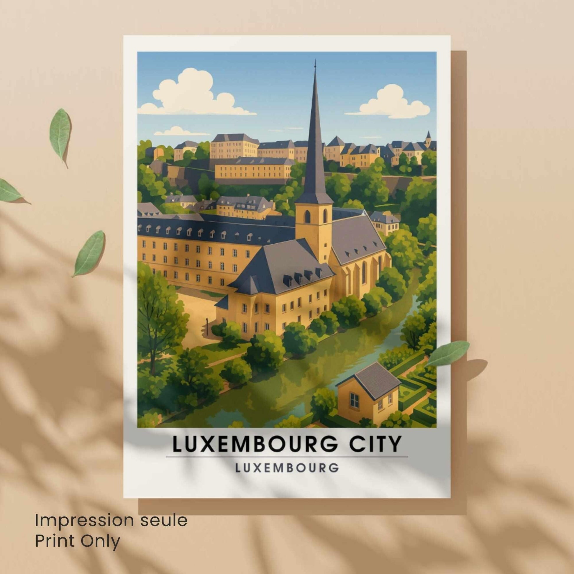 Affiche Fleurs Colorées – Poster Botanique Moderne – Illustration Florale Vibrante