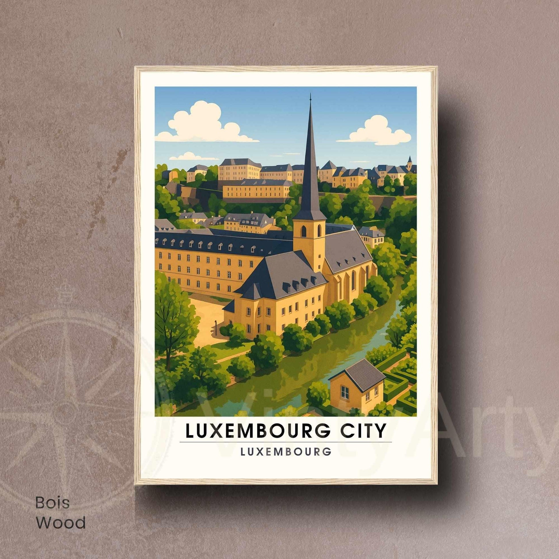 Affiche Fleurs Colorées – Poster Botanique Moderne – Illustration Florale Vibrante