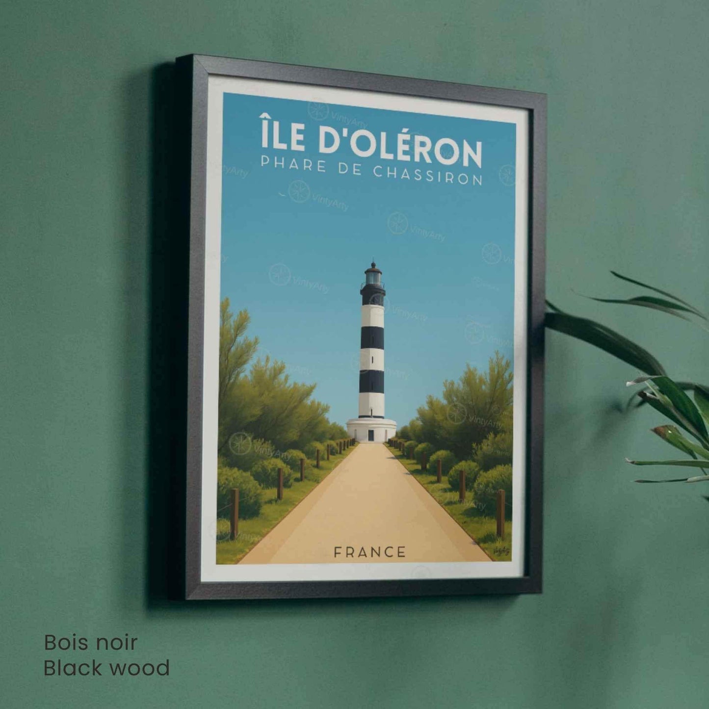 Affiche Île d’Oléron – Phare de Chassiron | Affiche Côte Atlantique France