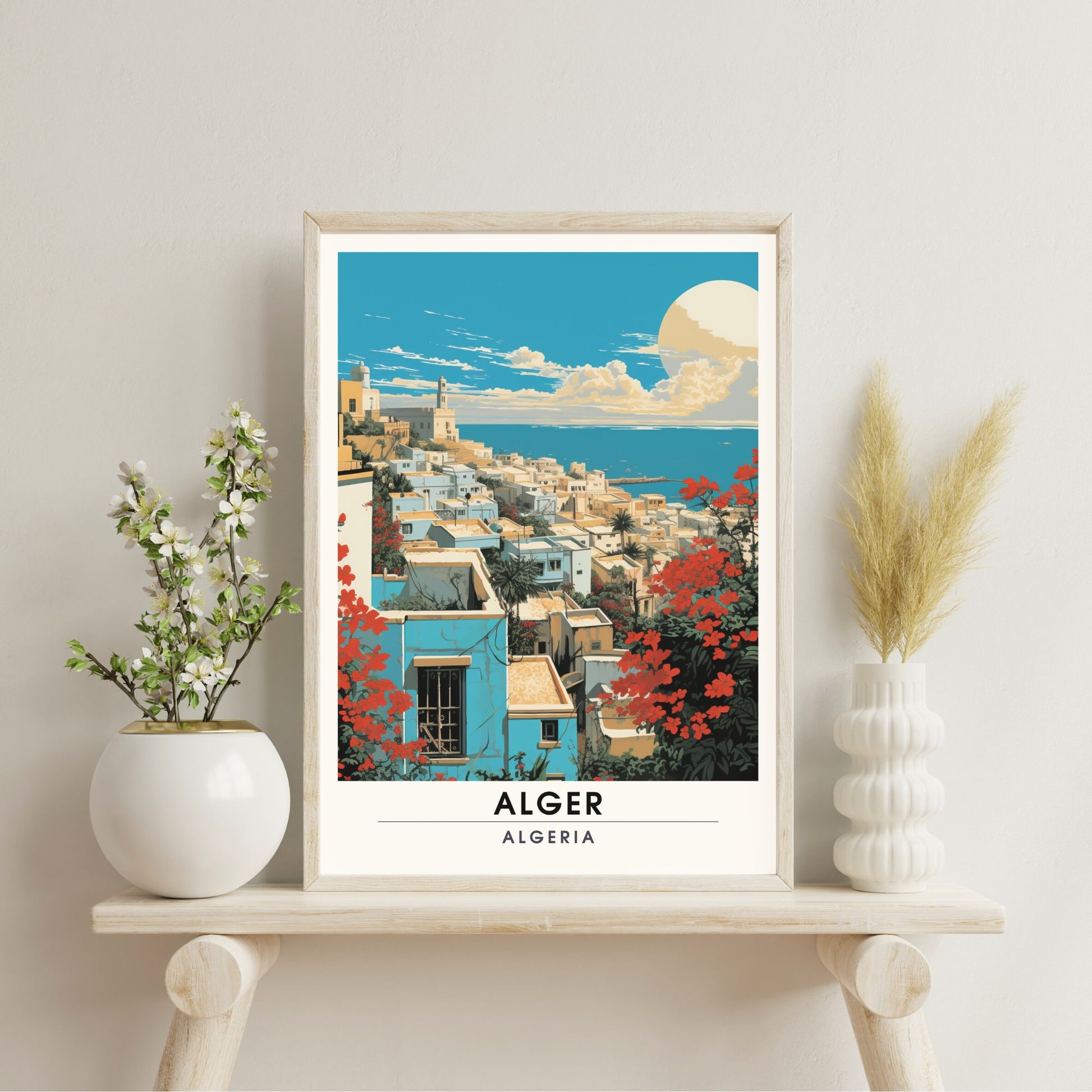 Impression Alger | Impression de voyage Alger | Affiche Casbah d'Alger